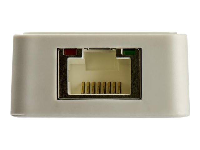 StarTech.com US1GC301AUW USB Netzwerkadapter (Ethernet Adapter mit extra USB Anschluss, USB 3.0, Thunderbolt 3 komp.)