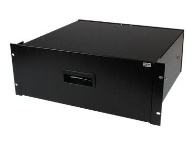 StarTech.com 4HE Rackschublade aus Stahlblech in Schwarz