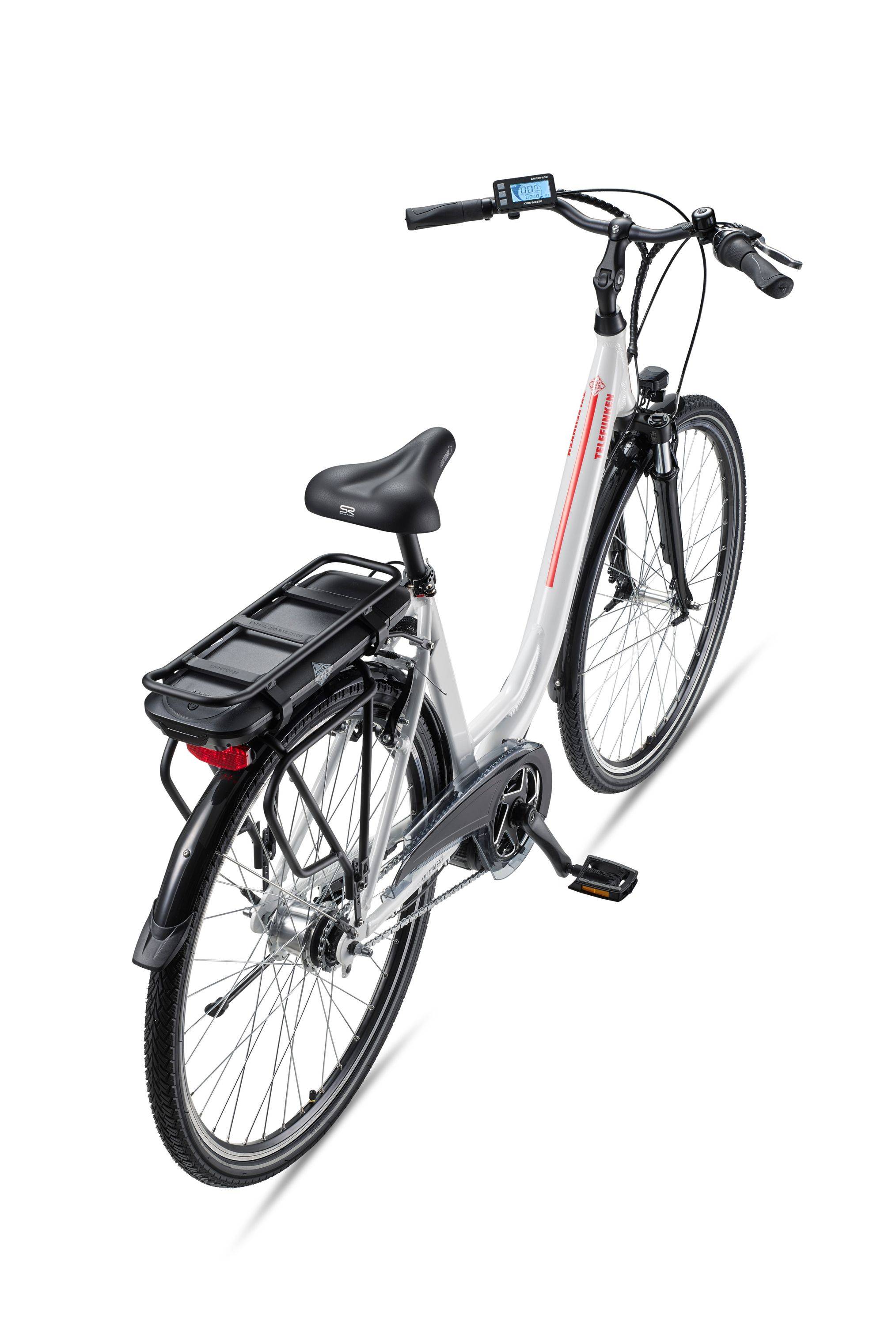 Telefunken City E-Bike | Elektrofahrrad 28 Zoll | Mittelmotor 250W | 7-Gang Nabenschaltung | 468 Wh Akku | EBike Pedelec