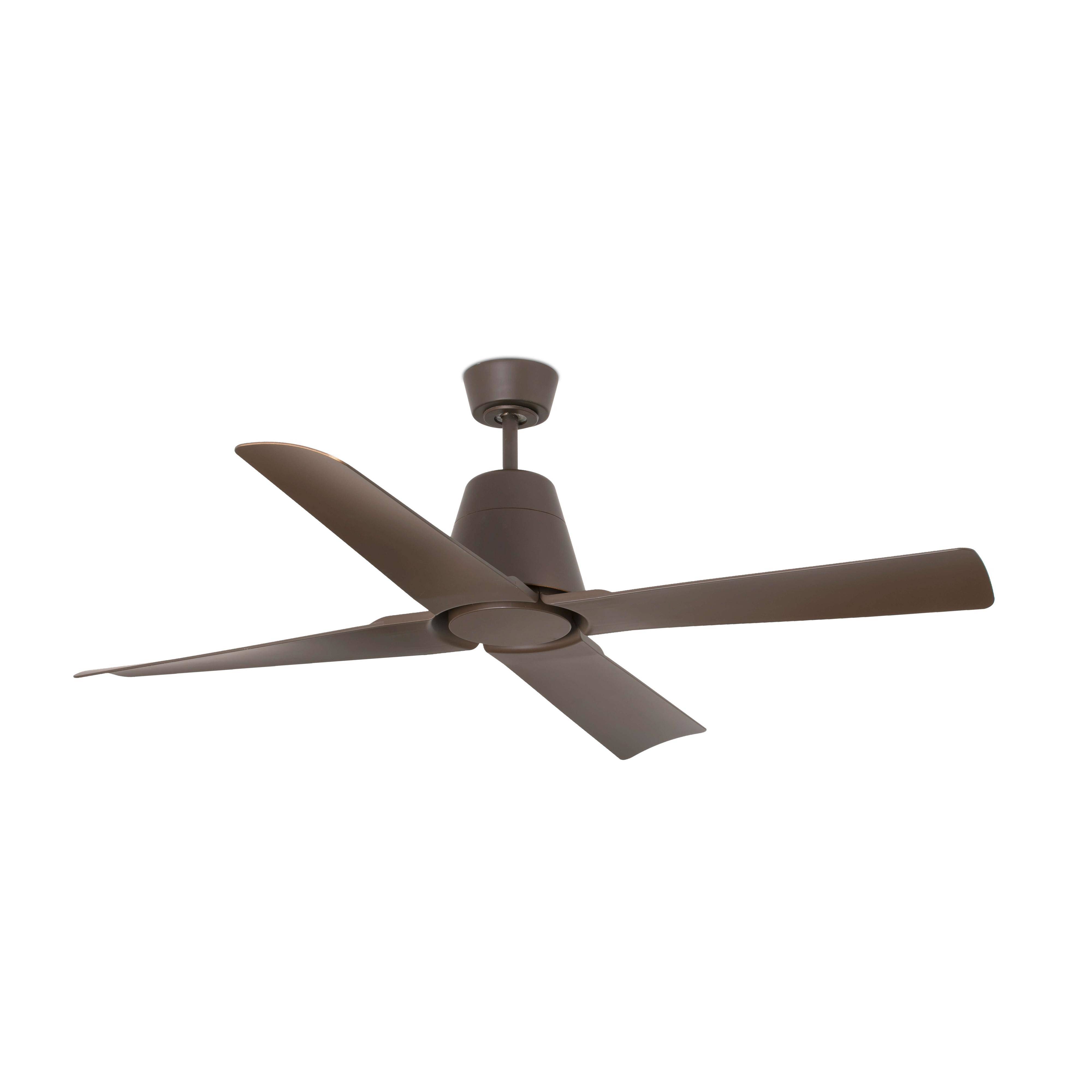 Outdoor DC Deckenventilator Typhoon Braun mit Fernbedienung