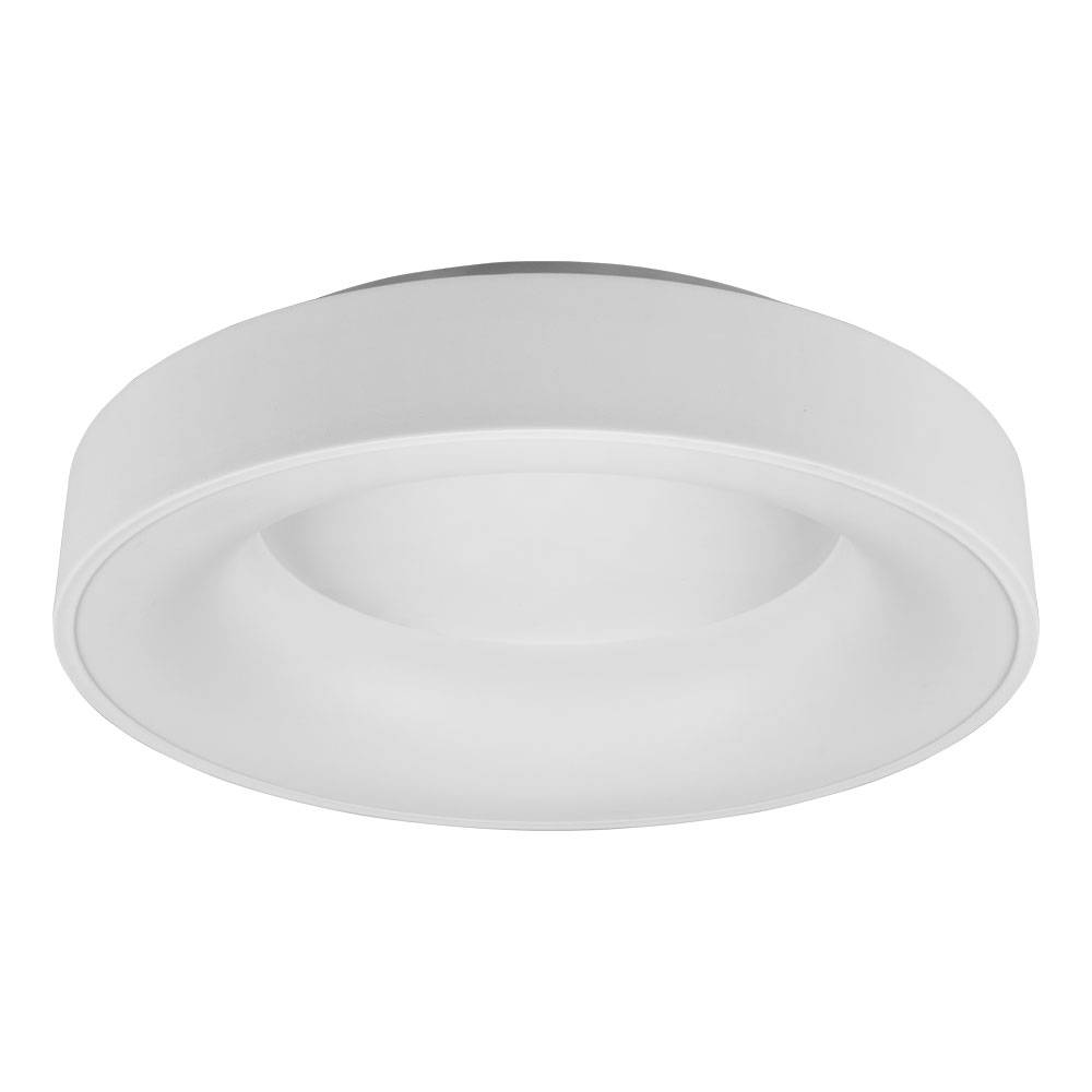 LED Decken Lampe Wohn Zimmer Strahler Flur Beleuchtung weiß-matt rund SWITCH-DIMMER Leuchte