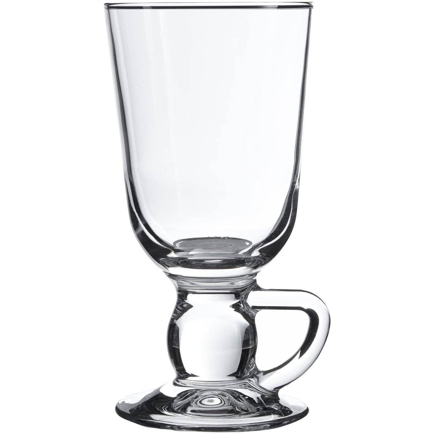 Pasabahce 12 Stück 44109 Irish Coffee-Glas 280 ml Premium Latte Irish Gläser Teegläser mit Henkel Latte Macchiato