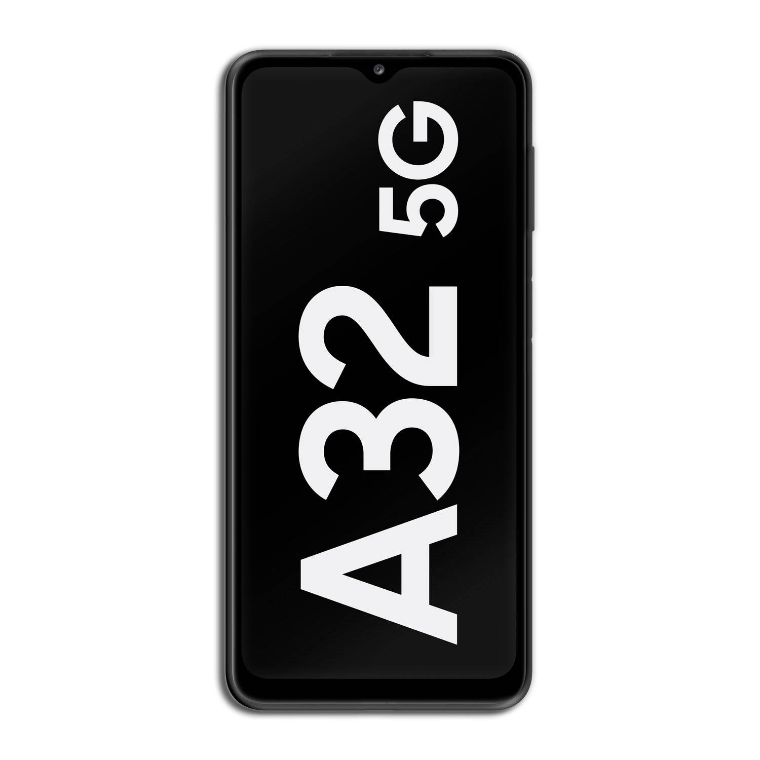 cofi1453® Silikon Hülle Basic kompatibel mit Samsung Galaxy A32 5G (A326F) Case TPU Soft Handy Cover Schutz Schwarz