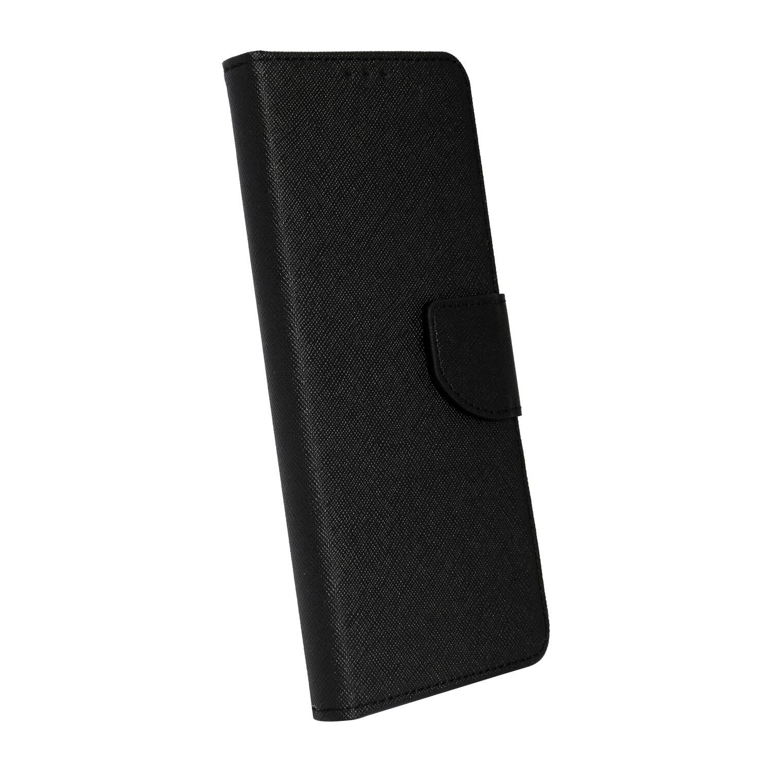 Buch Tasche "Fancy" für OnePlus Nord N10 Handy Hülle Etui Brieftasche Schutzhülle mit Standfunktion, Kartenfach Schwarz