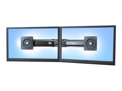 Ergotron - Befestigungskit (Griff, Halterung für zwei Monitore) - für 2 LCD-Displays - Schwarz - Bildschirmgröße: 43.2-6