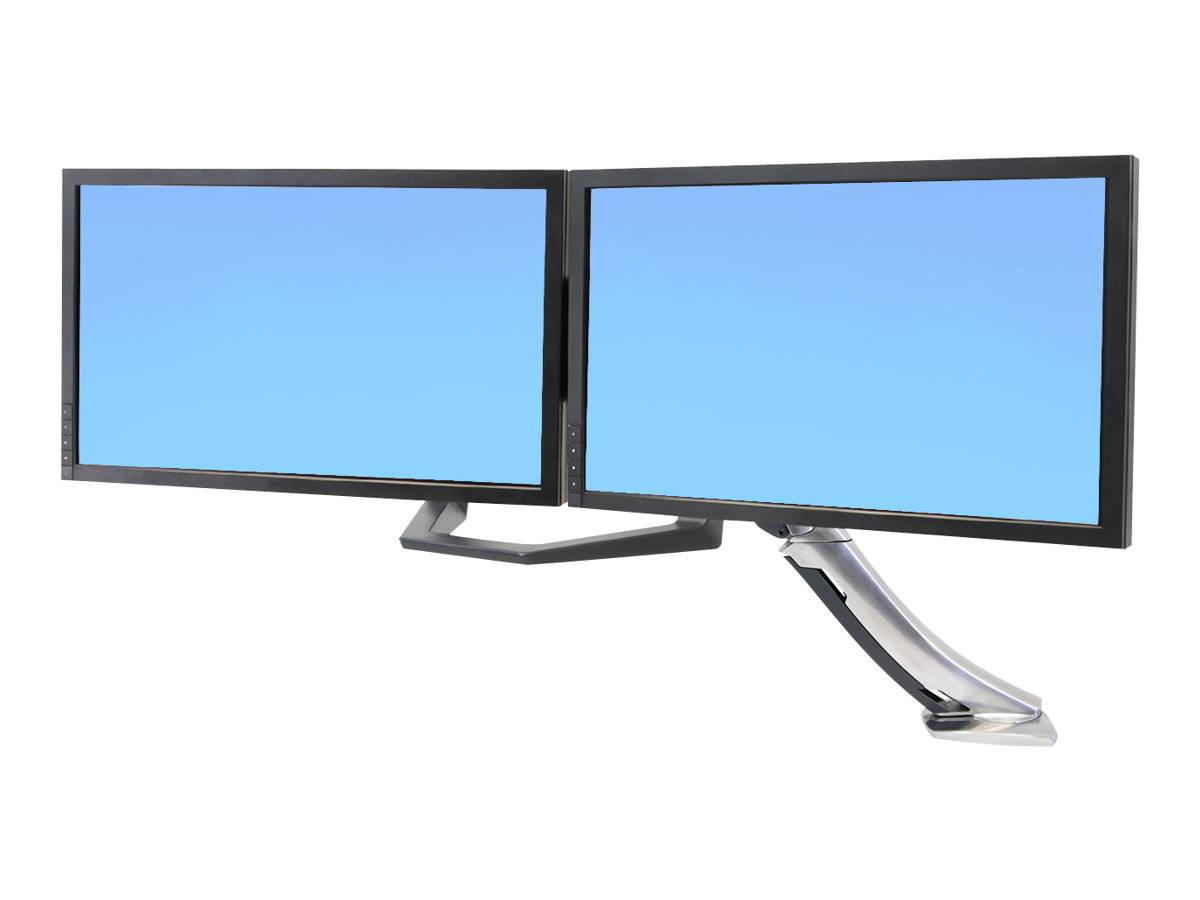 Ergotron - Befestigungskit (Griff, Halterung für zwei Monitore) - für 2 LCD-Displays - Schwarz - Bildschirmgröße: 43.2-6