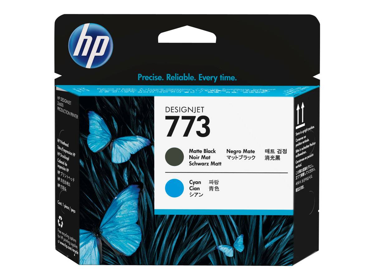 HP 773 - Schwarz, Cyan - Druckkopf - für DesignJet Z6600
