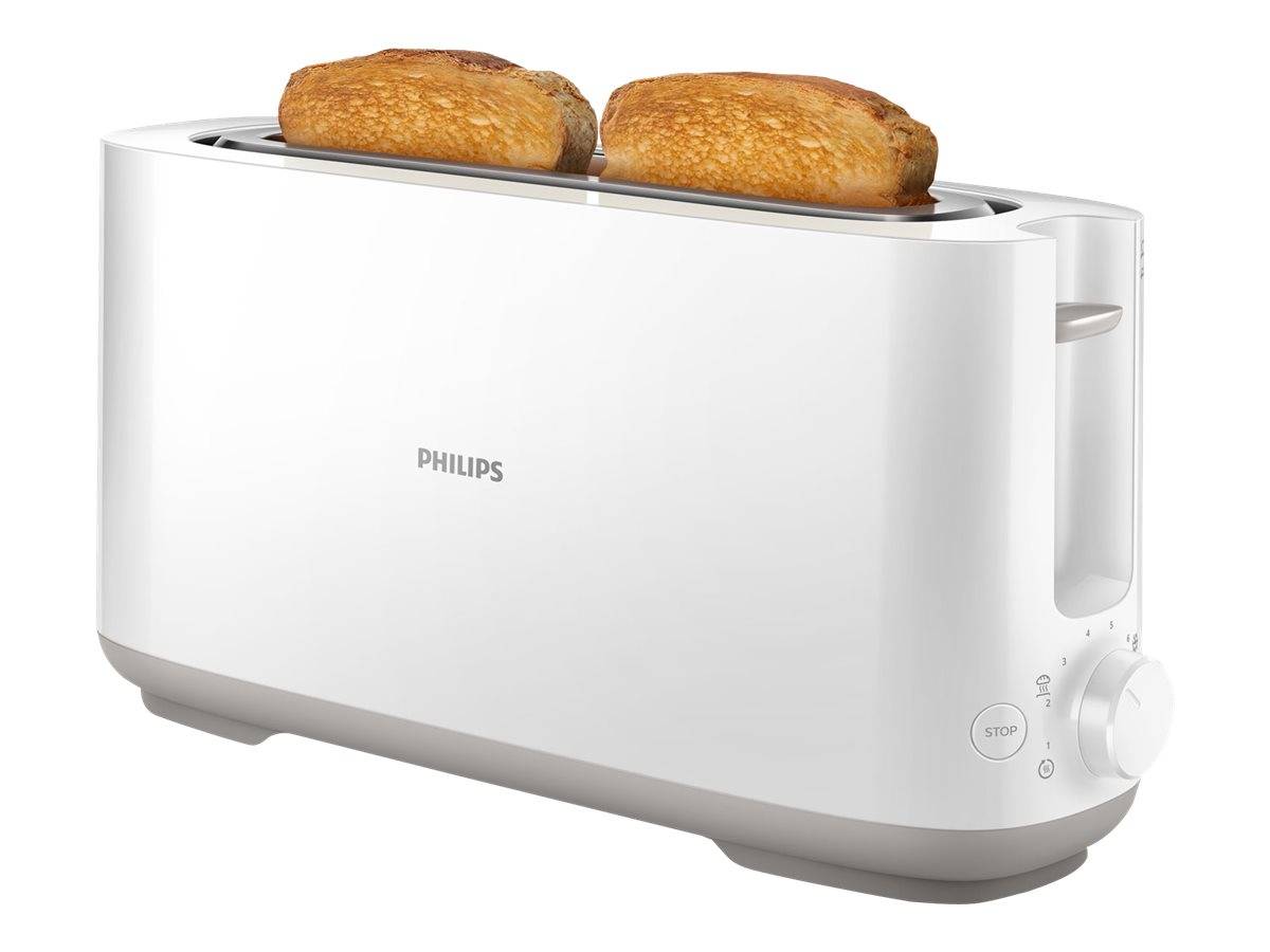 Philips Daily Collection HD2590 - Toaster - 2 Scheibe - 1 Steckplatz - weiß