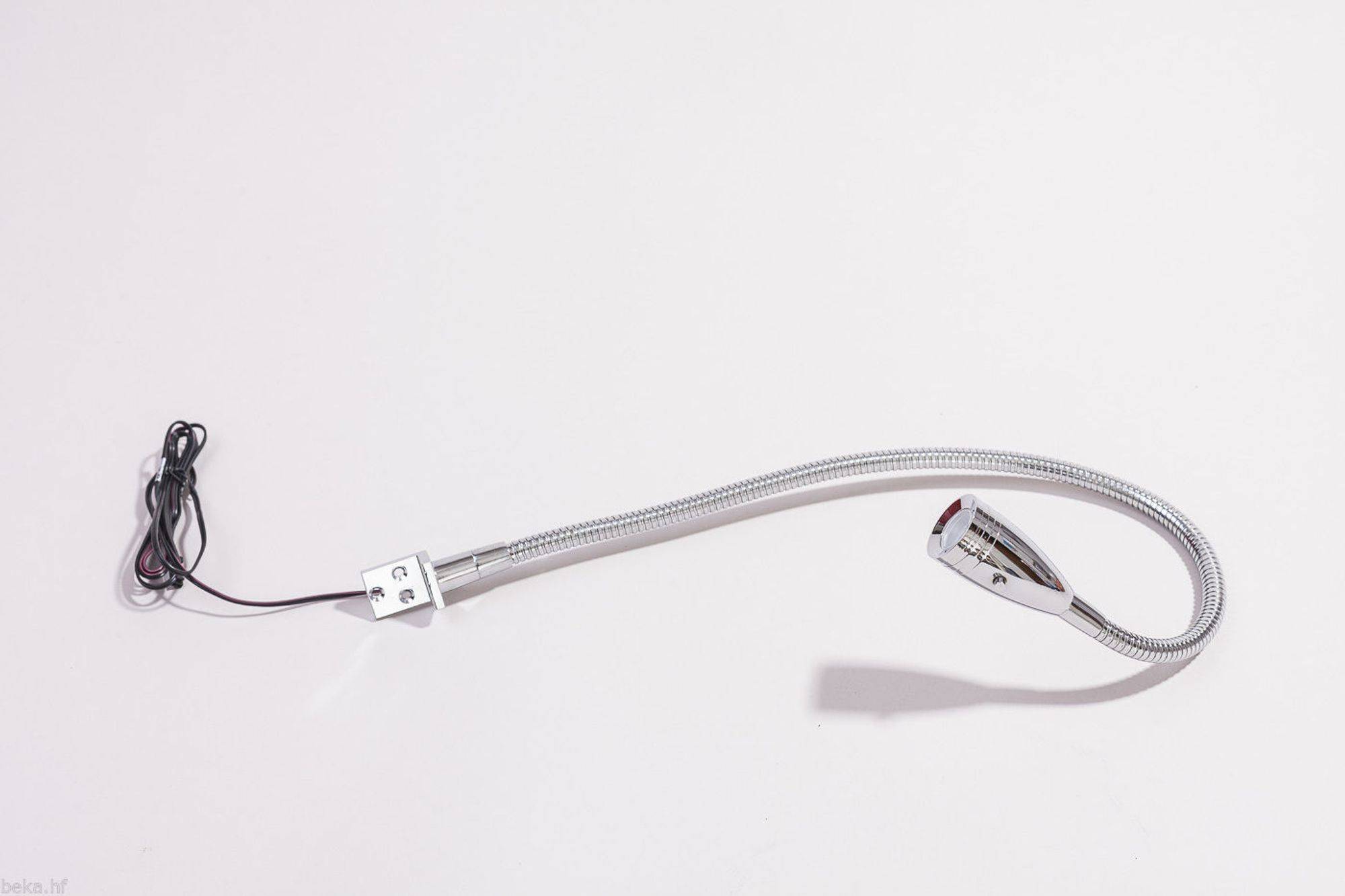 kalb | LED Bettleuchte Chrom warmweiß Leseleuchte Aufbauleuchte Nachttischlampe