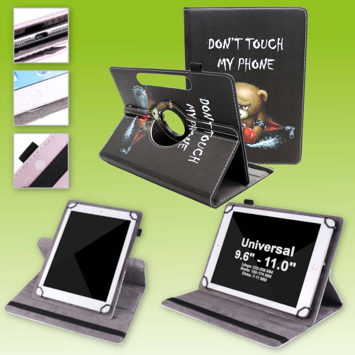 Für Lenovo Tablet Motiv Muster 360 Grad Rotation Tasche Kunst-Leder Hülle Etuis Cover Schutz Case Zubehör