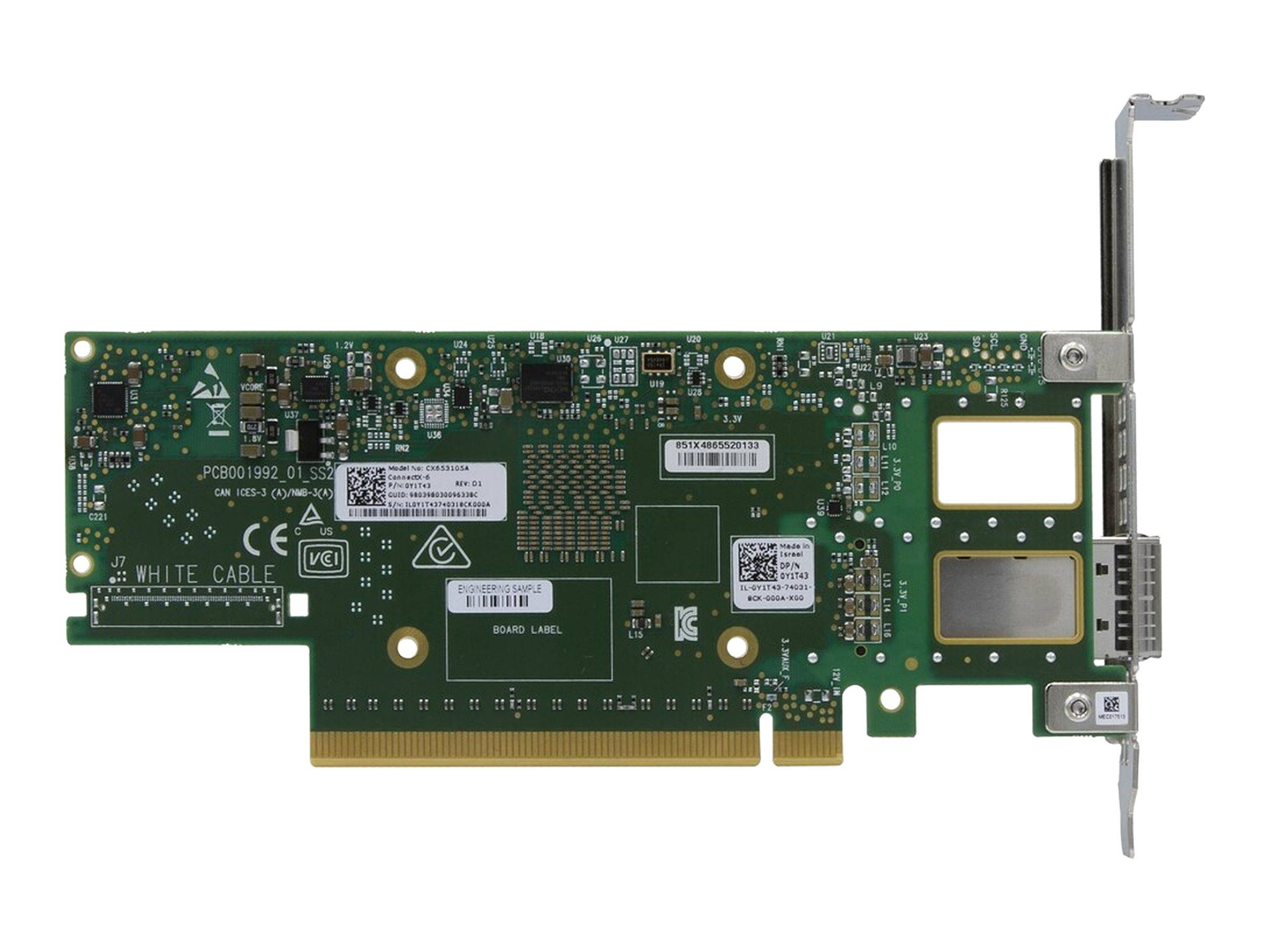 NVIDIA ConnectX-6 VPI MCX653105A-ECAT-SP - Single Pack