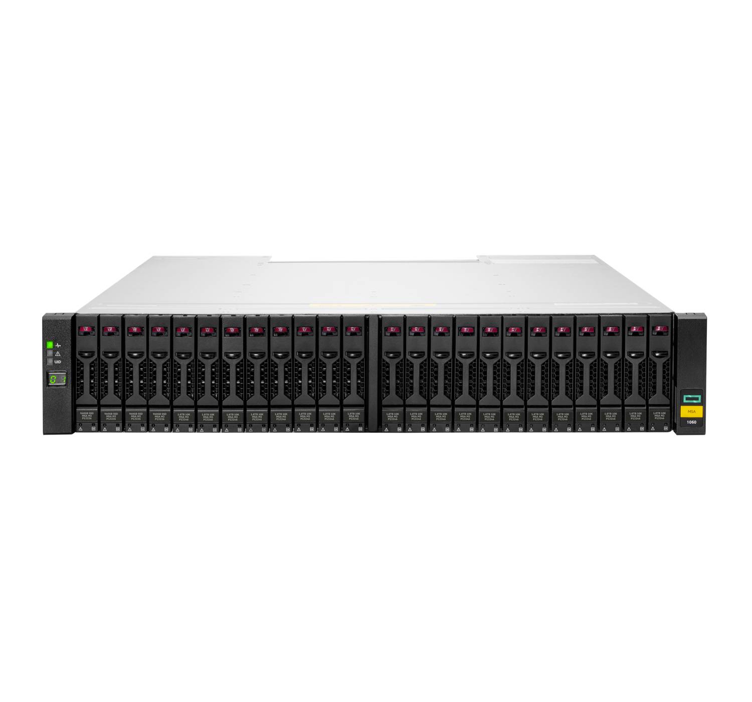 HPE Modular Smart Array 1060 16Gb Fibre Channel SFF Storage - Festplatten-Array - 0 TB - 24 Schächte (SAS-3)