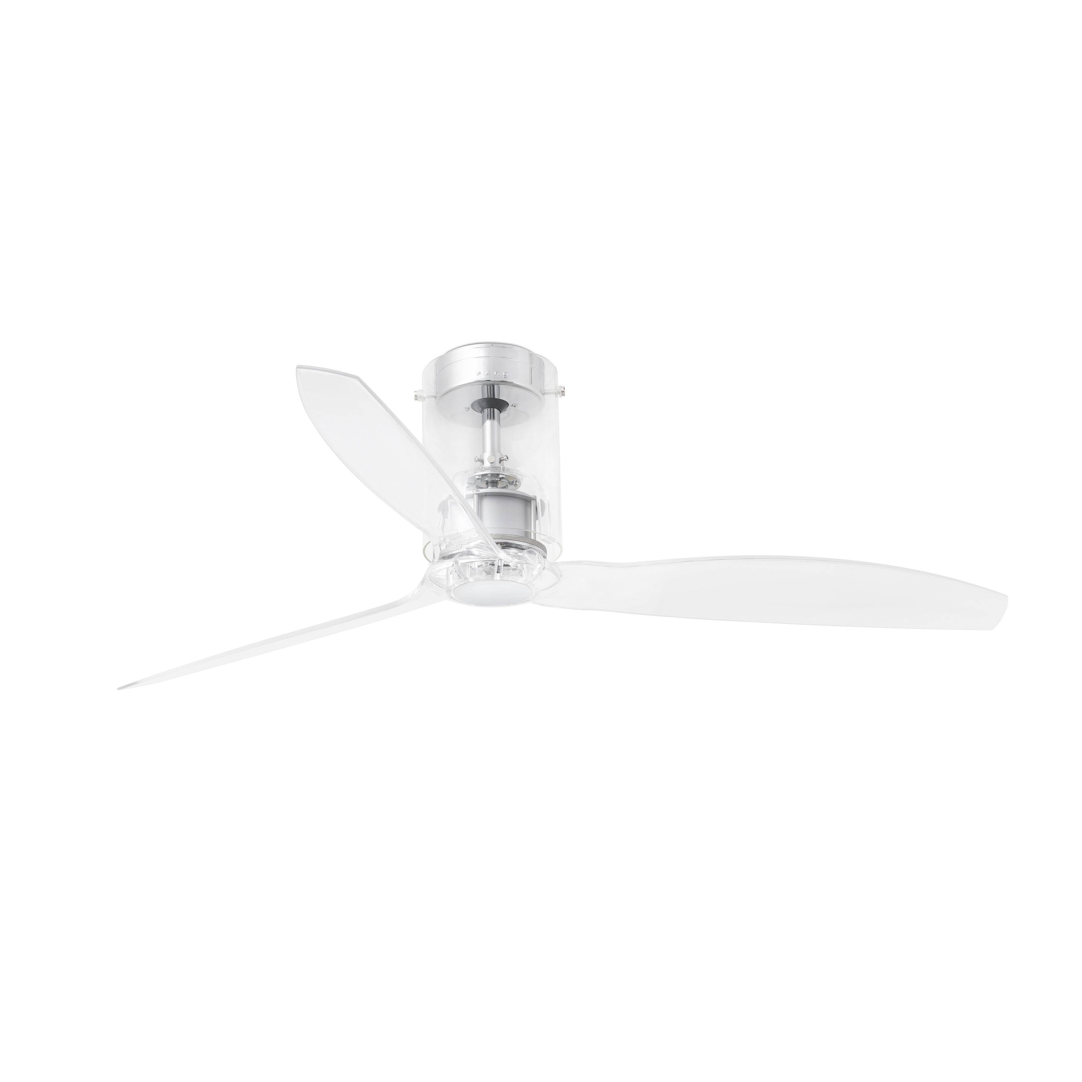 DC Deckenventilator Mini Tube Chrom