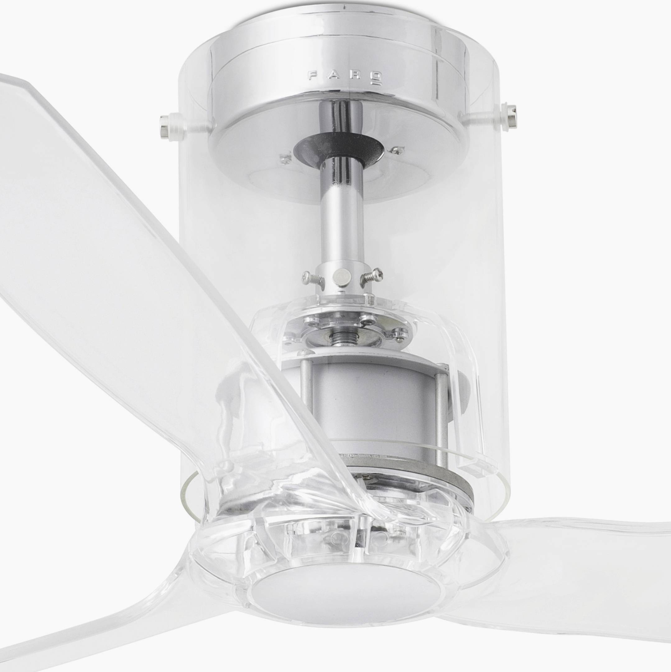 Energiespar Deckenventilator Mini Tube Chrom
