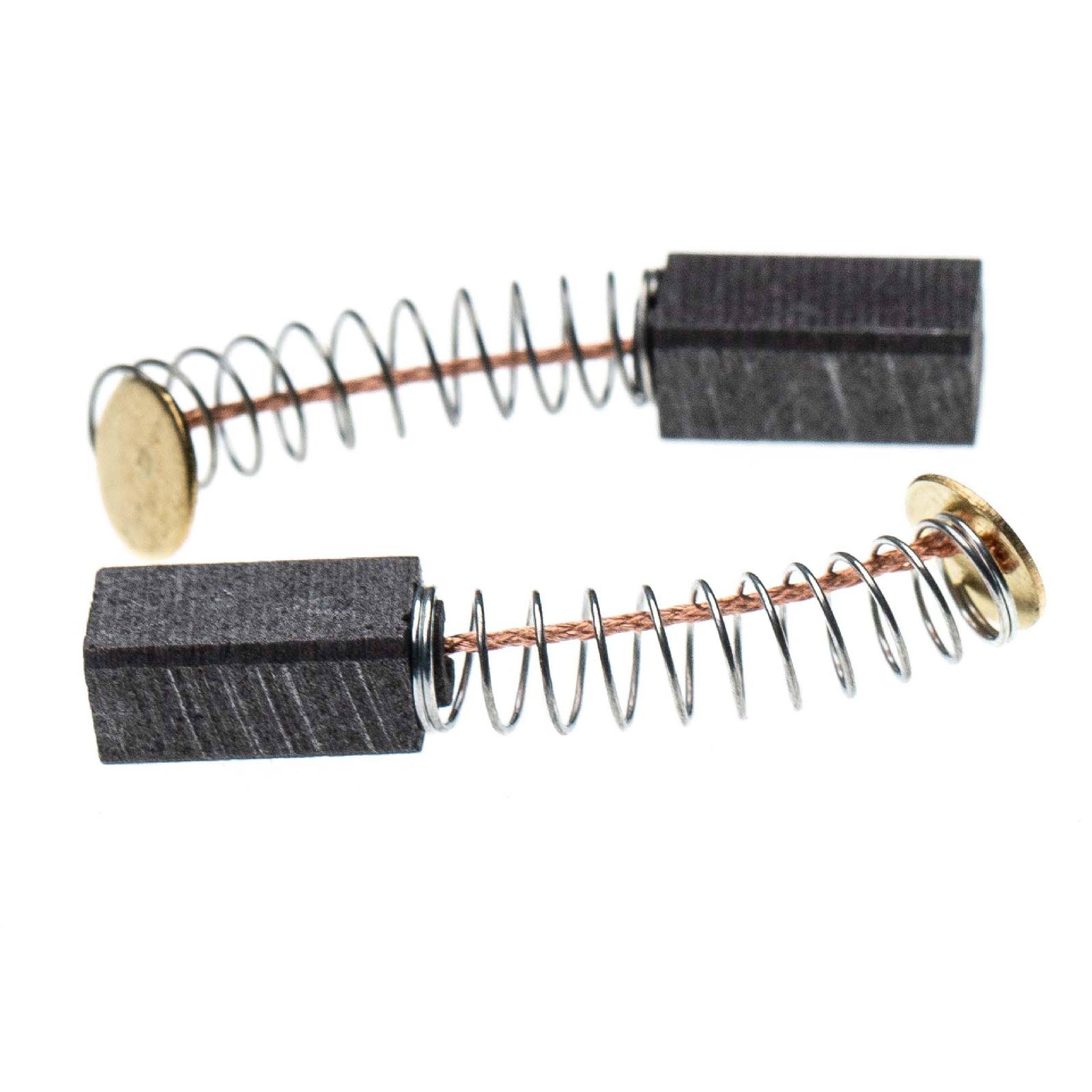 vhbw 2x Kohlebürste 12 x 6 x 5 mm kompatibel mit Hitachi WR 14DM, WR 9DM, WR 8DH, WR 18DMR, WR 18DL, WR 9DM2, WR 14DMR, WR 9DMR Elektrowerkzeug