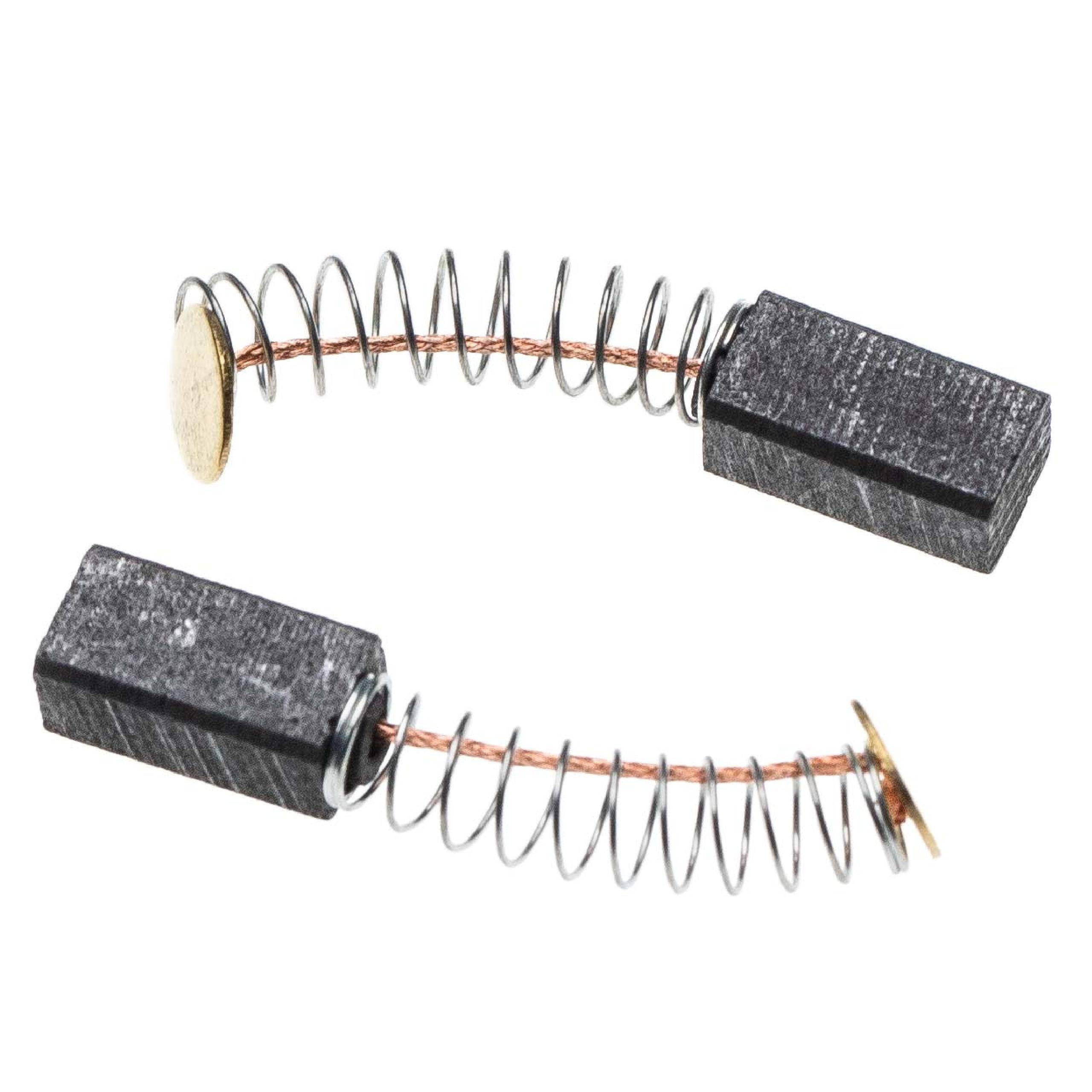 vhbw 2x Kohlebürste 12 x 6 x 5 mm kompatibel mit Hitachi WR 14DM, WR 9DM, WR 8DH, WR 18DMR, WR 18DL, WR 9DM2, WR 14DMR, WR 9DMR Elektrowerkzeug