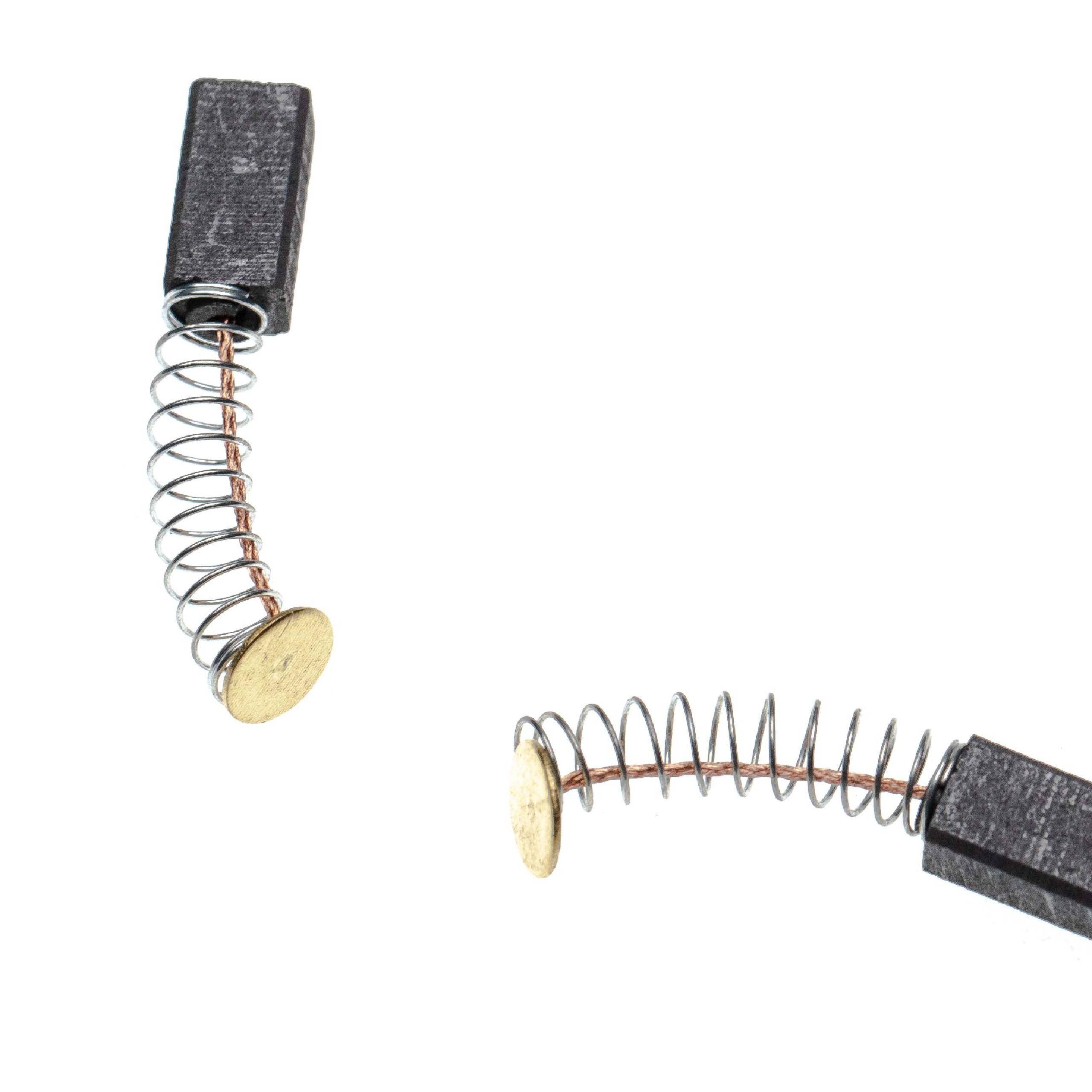vhbw 2x Kohlebürste 12 x 6 x 5 mm kompatibel mit Hitachi WR 14DM, WR 9DM, WR 8DH, WR 18DMR, WR 18DL, WR 9DM2, WR 14DMR, WR 9DMR Elektrowerkzeug