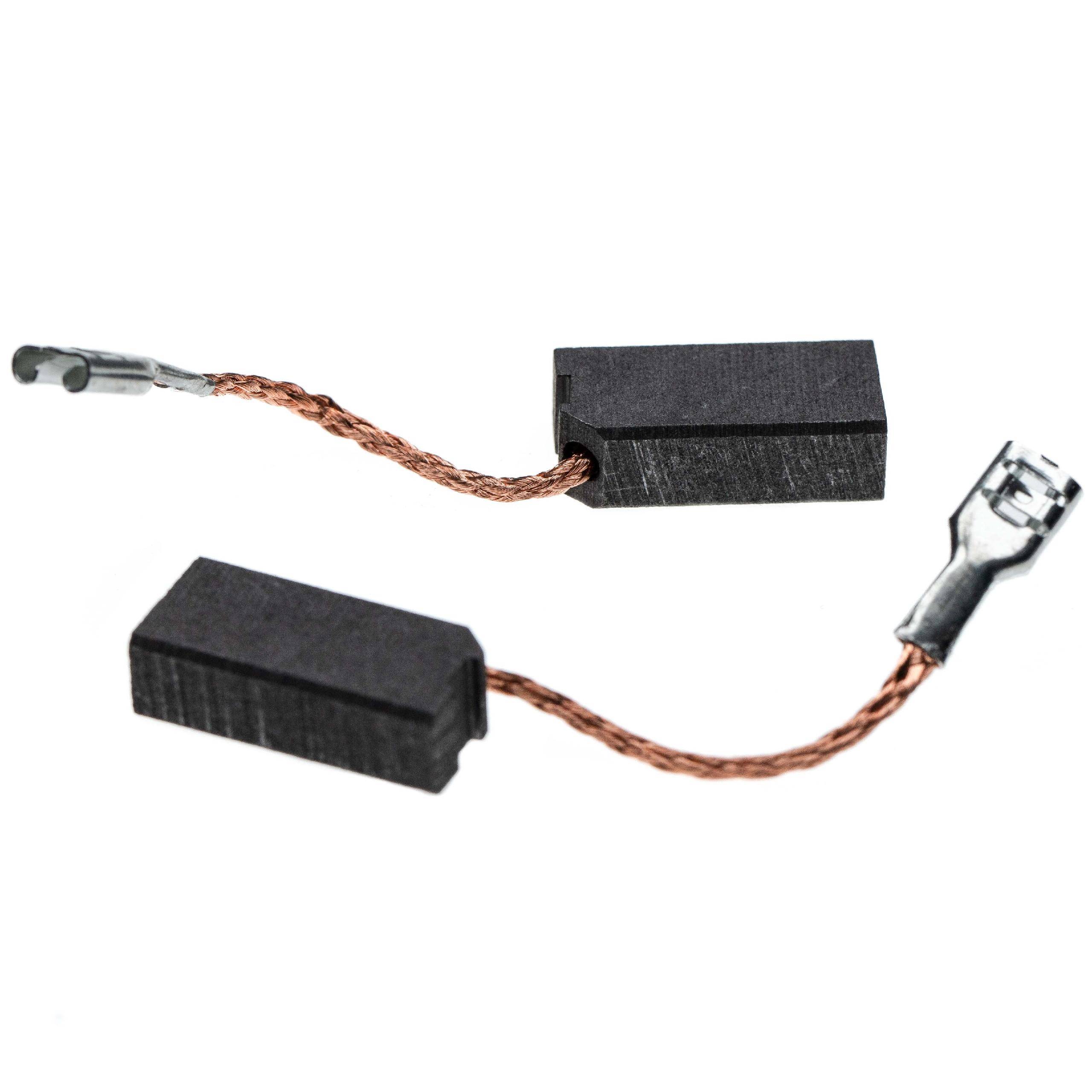 vhbw 2x Kohlebürste 20 x 10 x 6,25 mm Ersatz für Dewalt 402874-01 | für Elektrowerkzeug