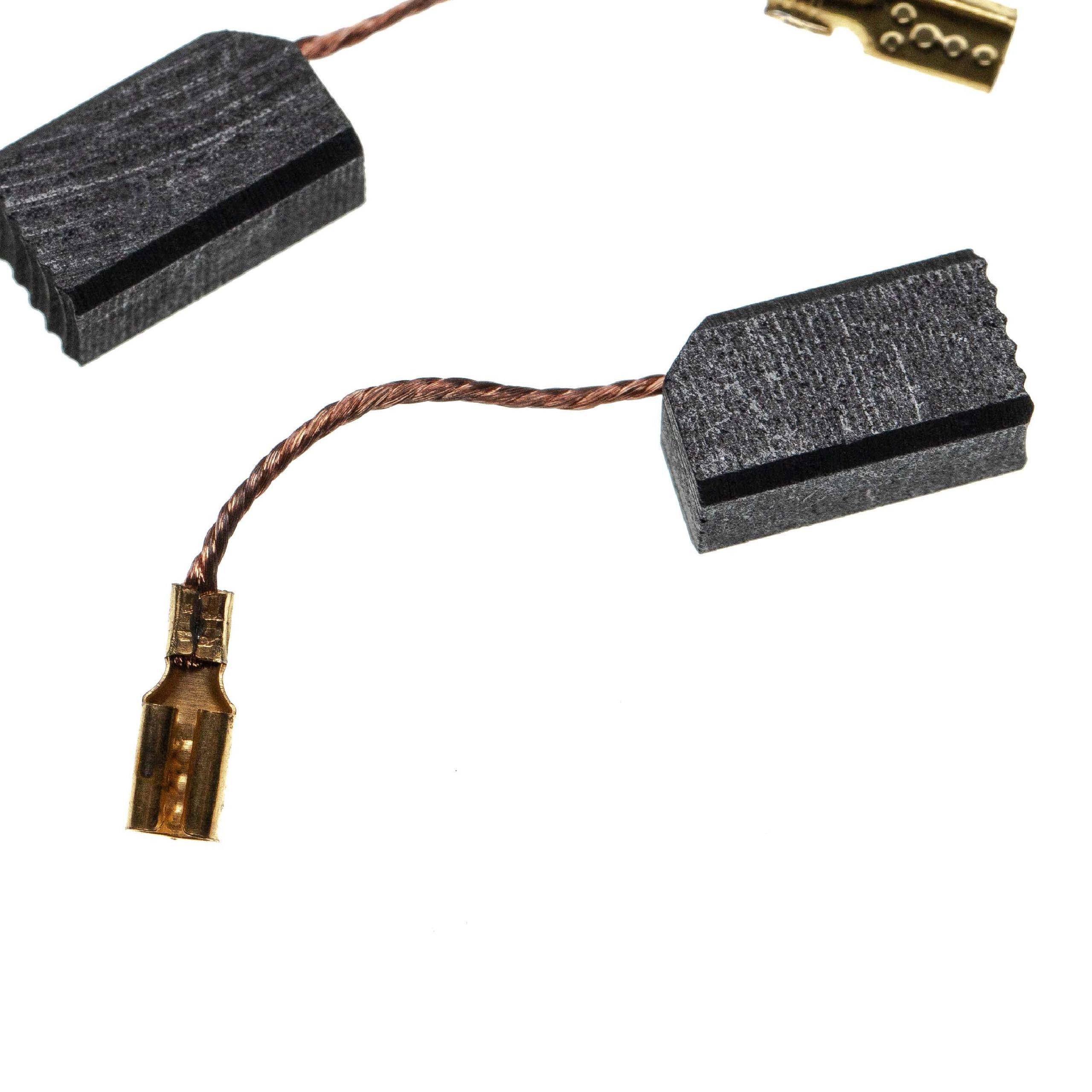 vhbw 2x Kohlebürste 15 x 8 x 6,3mm kompatibel mit Black & Decker KS 864 | PL 40, PL 40 C, SR 352 E Elektrowerkzeug