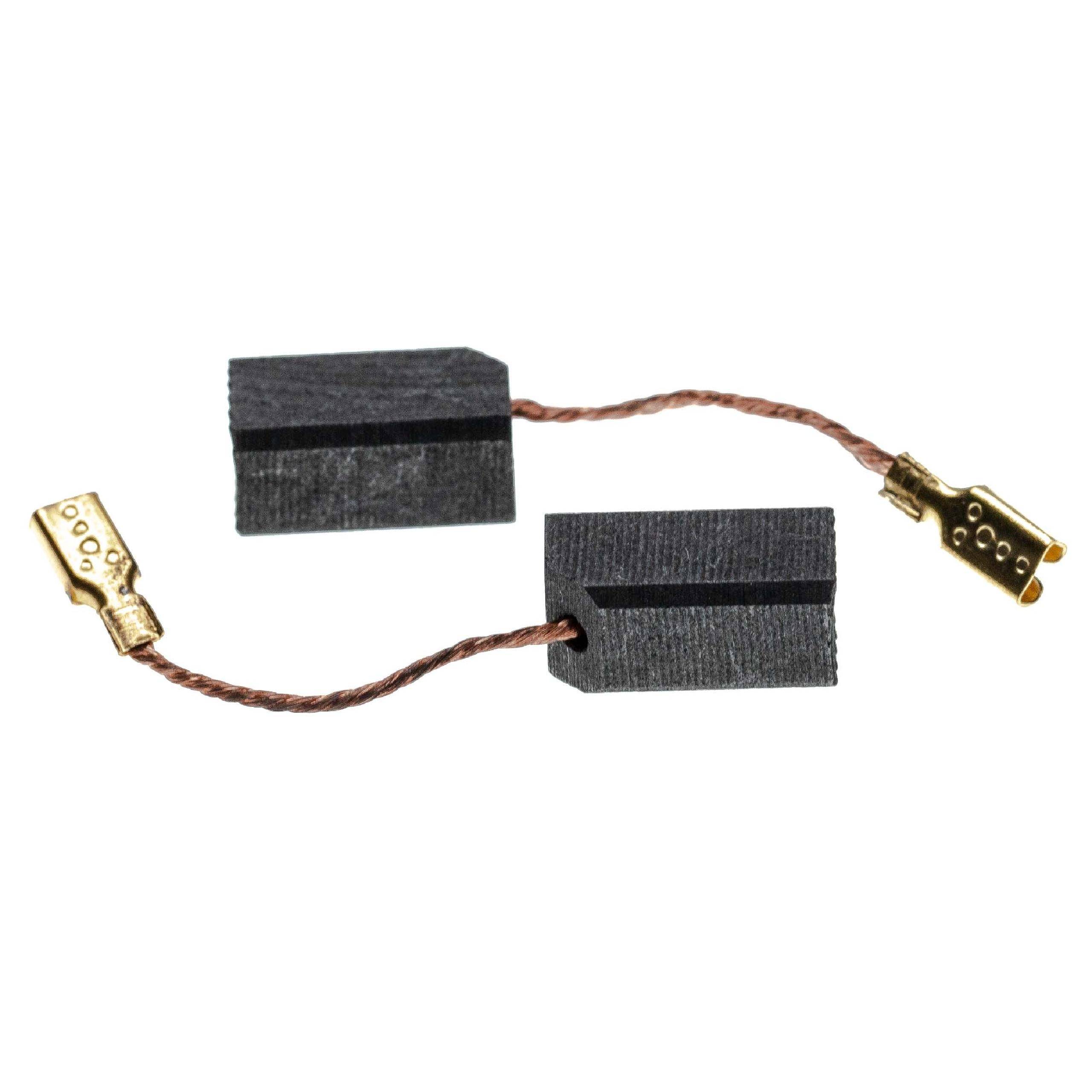 vhbw 2x Kohlebürste 15 x 8 x 6,3mm kompatibel mit Black & Decker KS 864 | PL 40, PL 40 C, SR 352 E Elektrowerkzeug