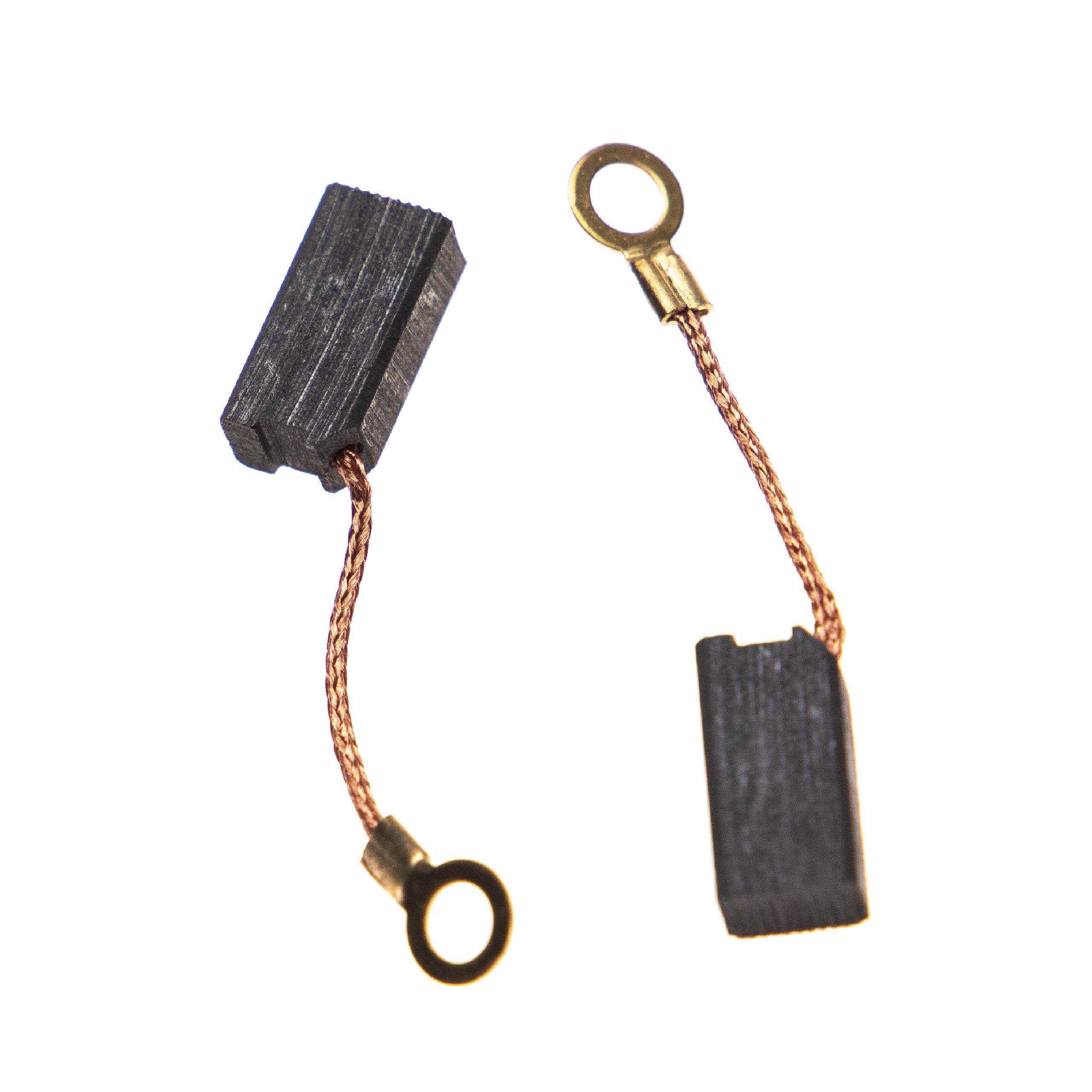 vhbw 2x Kohlebürste 15,75 x 8 x 6,2 mm Ersatz für Rems 535021R für Elektrowerkzeug