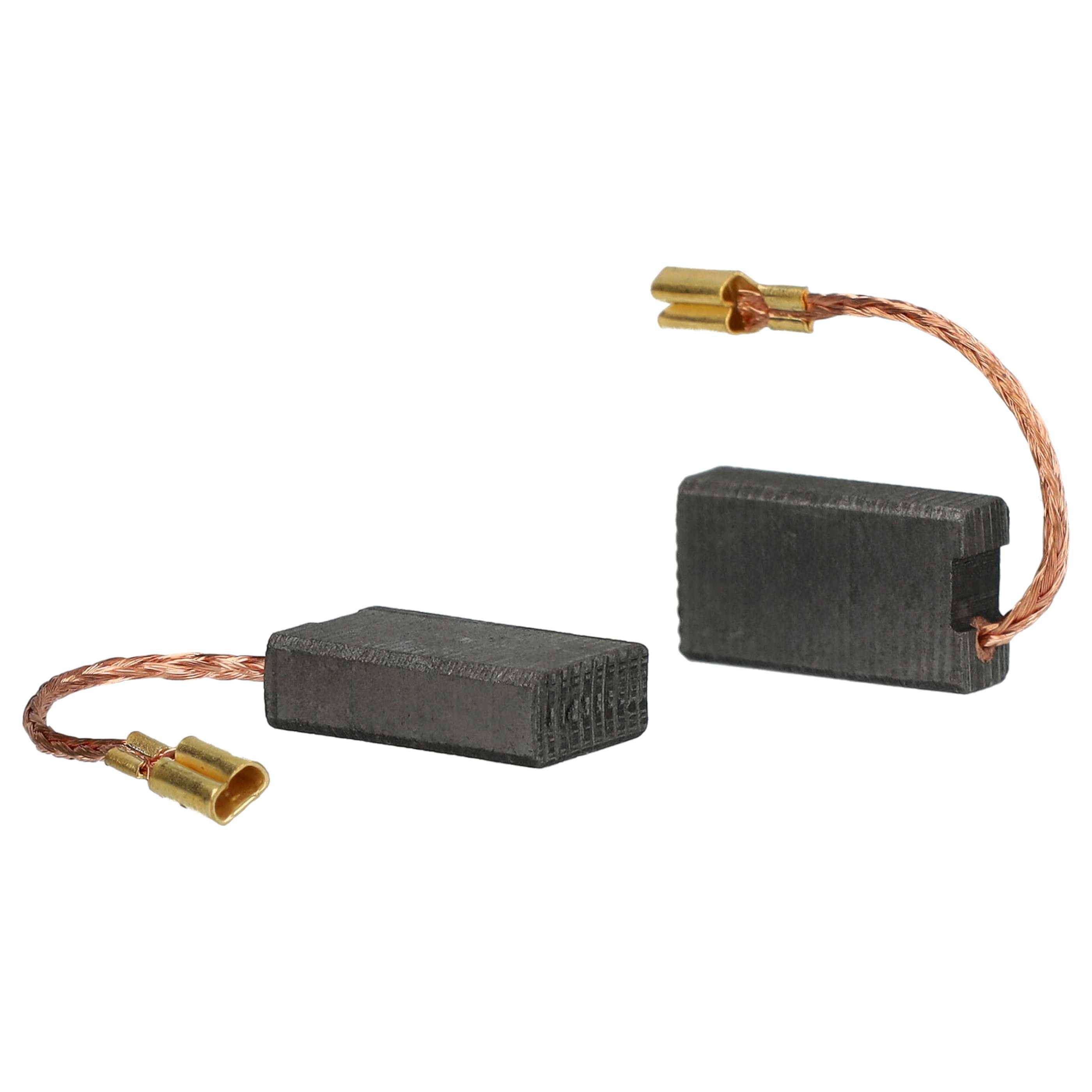 vhbw 2x Kohlebürste Motorkohle Schleifkohle 17,5 x 10 x 5mm Ersatz für AEG 392600 für Elektrowerkzeug