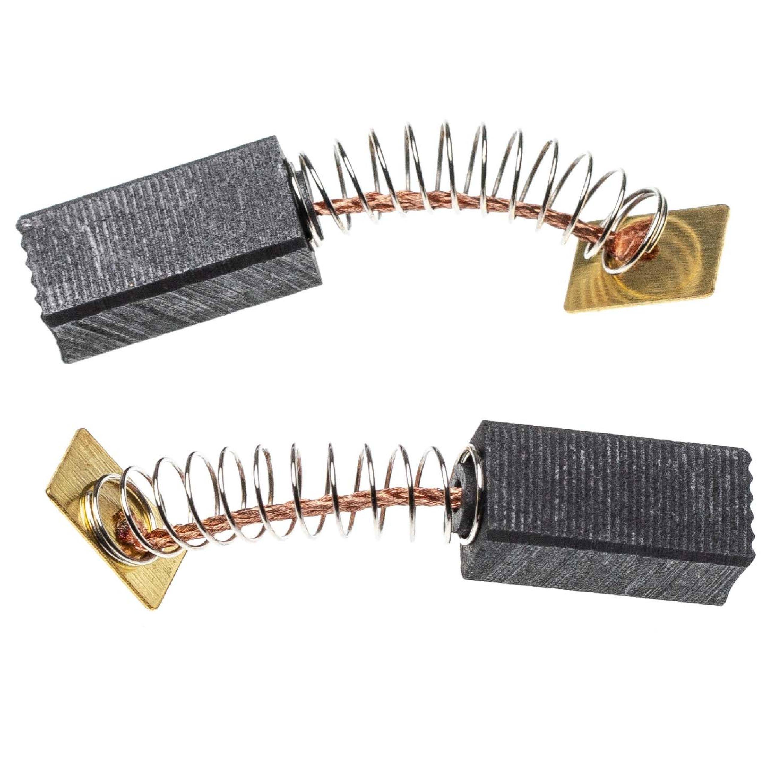 vhbw 2x Kohlebürste 17 x 8 x 6,25 mm kompatibel mit AEG HBSE 75 S Elektrowerkzeug + Feder