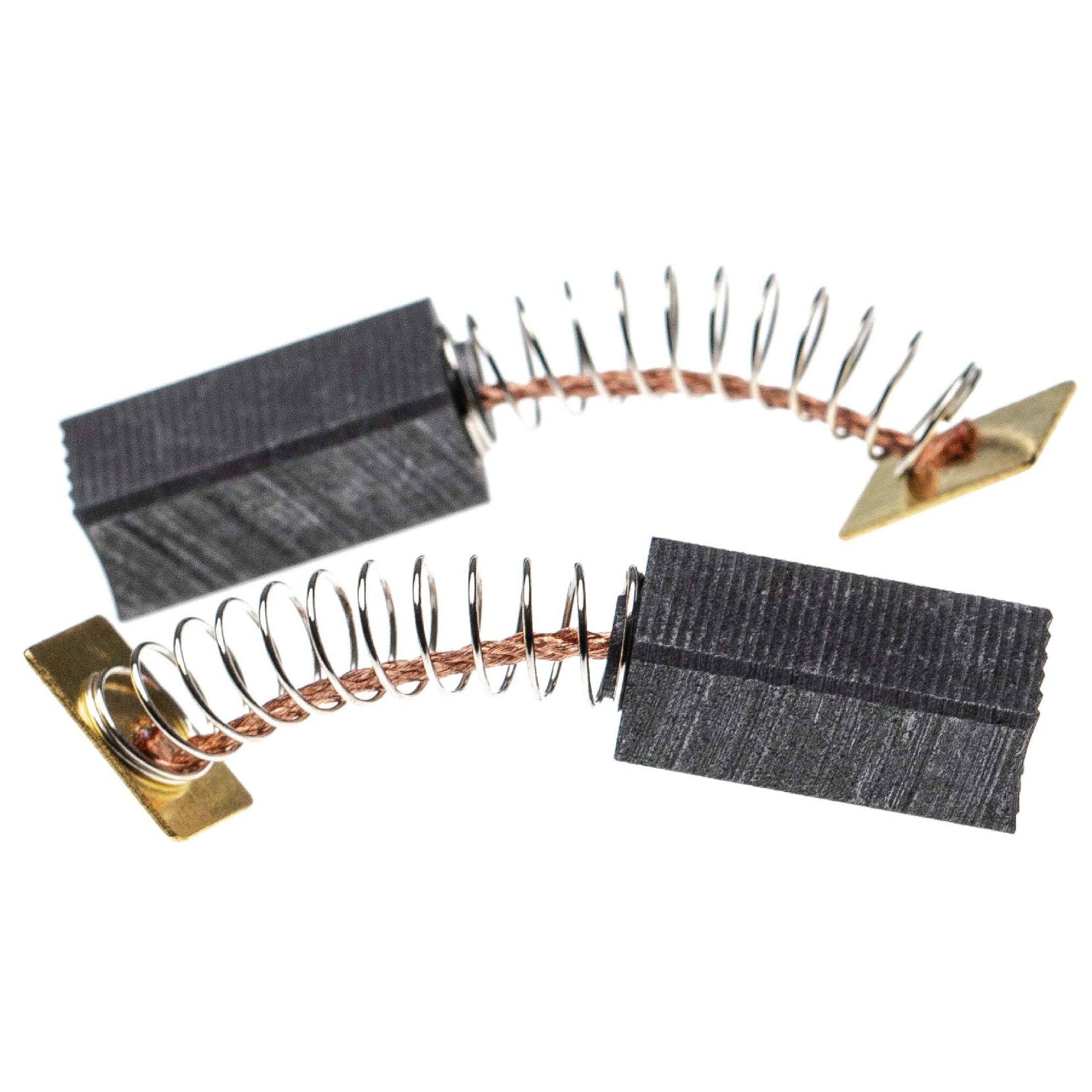 vhbw 2x Kohlebürste Ersatz für AEG SMA1029 | für Elektrowerkzeug + Feder 17 x 8 x 6,25 mm