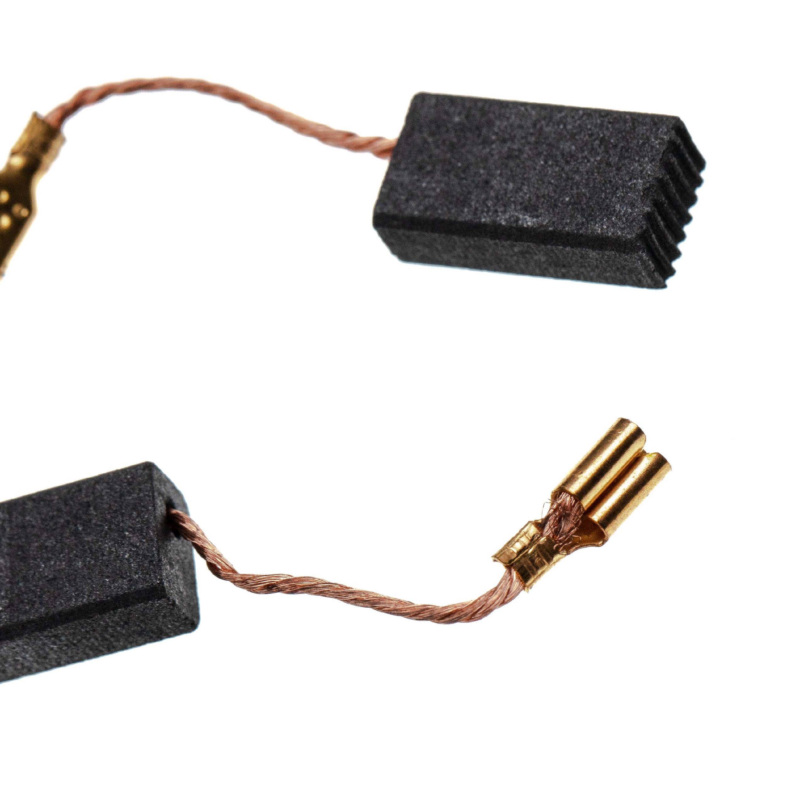 vhbw 2x Kohlebürste 15 x 8 x 5 mm Ersatz für AEG 305420, 305421, 318213, 318214 für Elektrowerkzeug