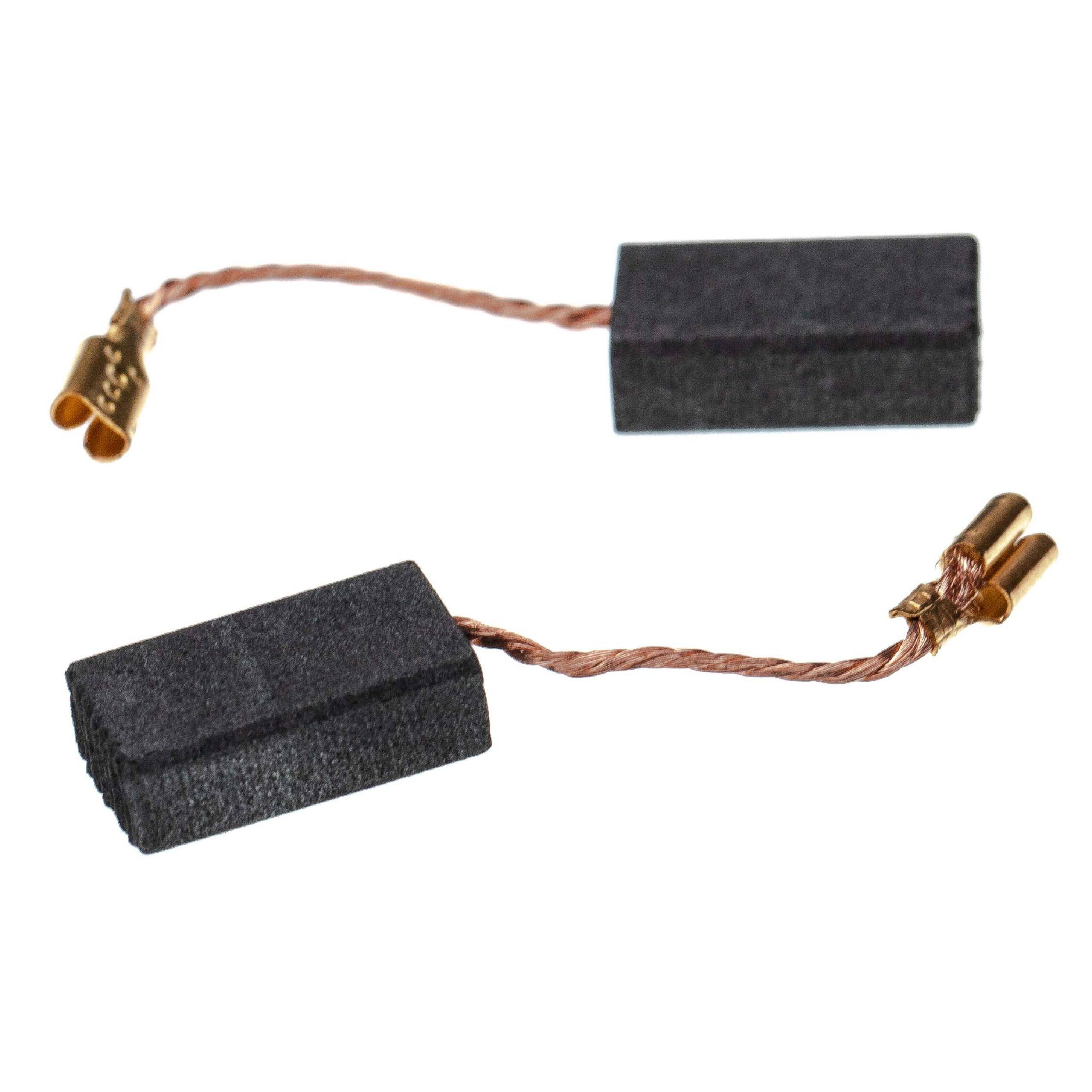 vhbw 2x Kohlebürste 15 x 8 x 5 mm Ersatz für AEG 305420, 305421, 318213, 318214 für Elektrowerkzeug