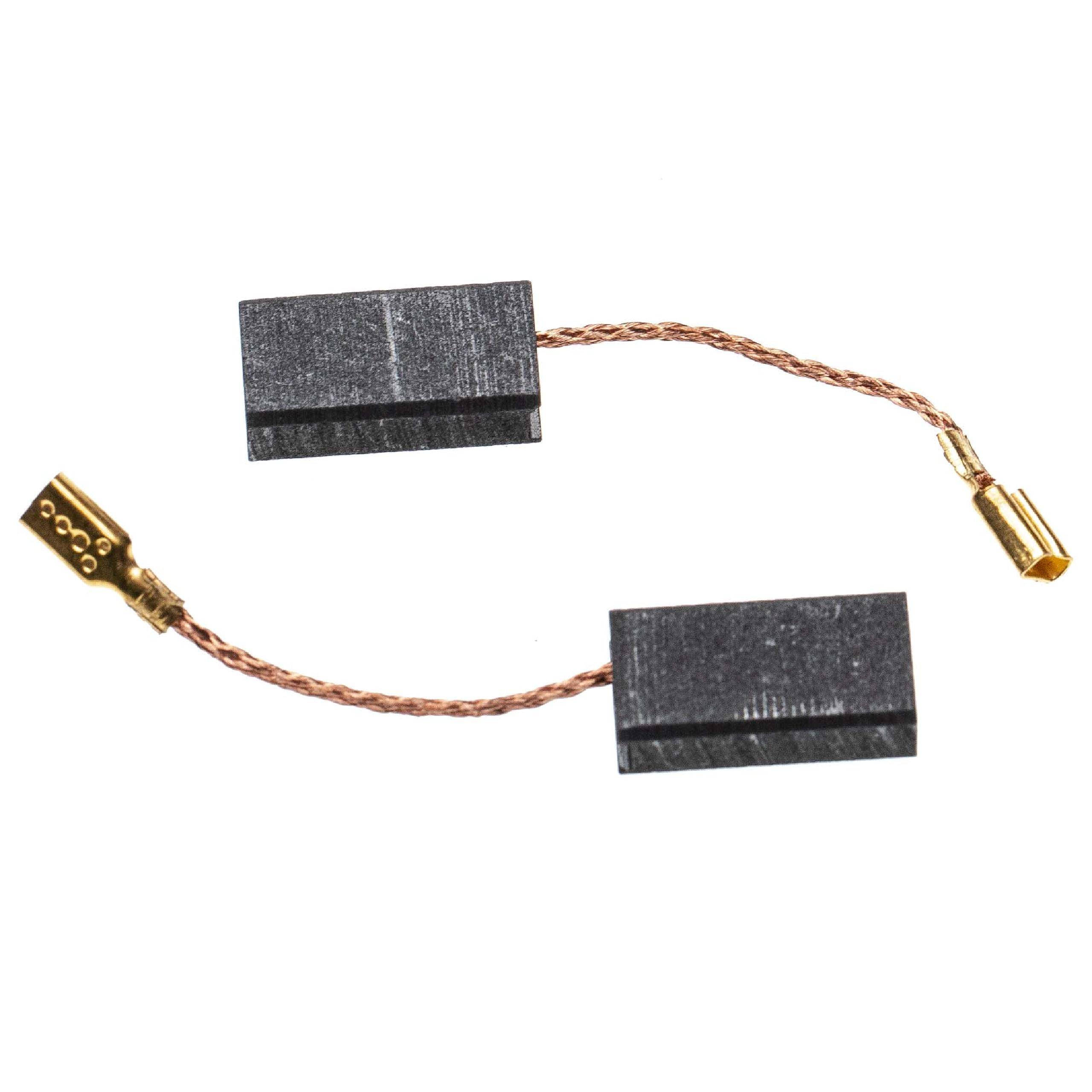 vhbw 2x Kohlebürste 15,5 x 8 x 5 mm Ersatz für AEG WS632 für Elektrowerkzeug