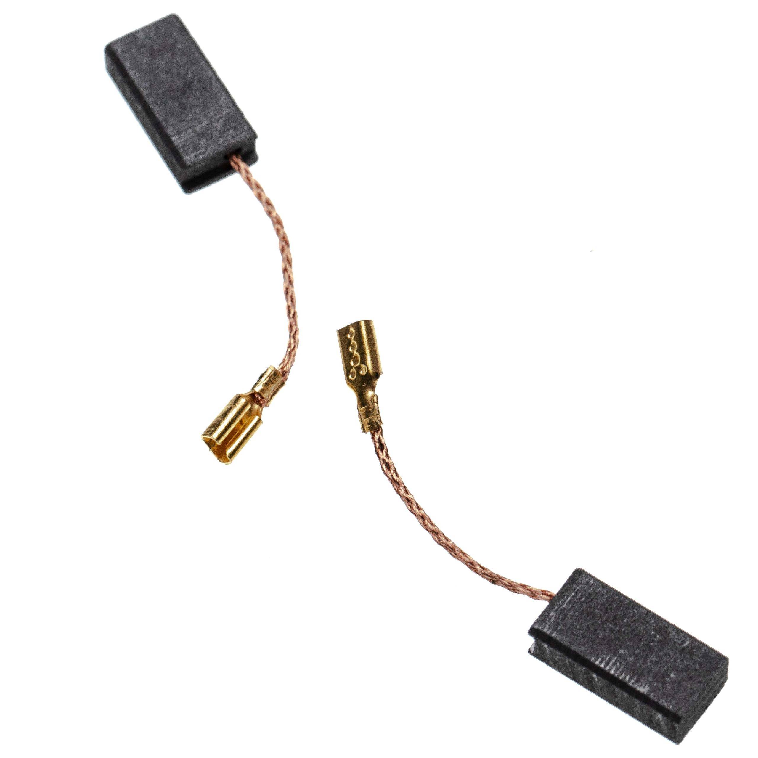 vhbw 2x Kohlebürste 15,5 x 8 x 5 mm kompatibel mit AEG WS 115, WS 125, WS 500, WS 632, WS 600, WS 601, WS 602, WS 630 Elektrowerkzeug