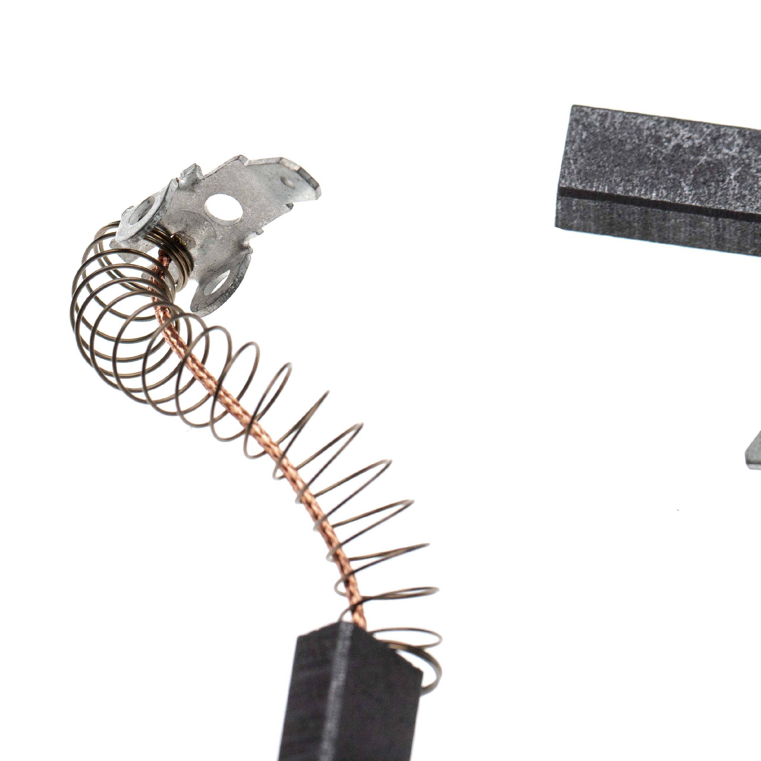 vhbw 2x Kohlebürste kompatibel mit Miele W1070 TYPW1070(MX), W1070 TYPW1070(US), W413, W413 TYPW413, W417 TYPW417, W418 TYPW418 Waschmaschine