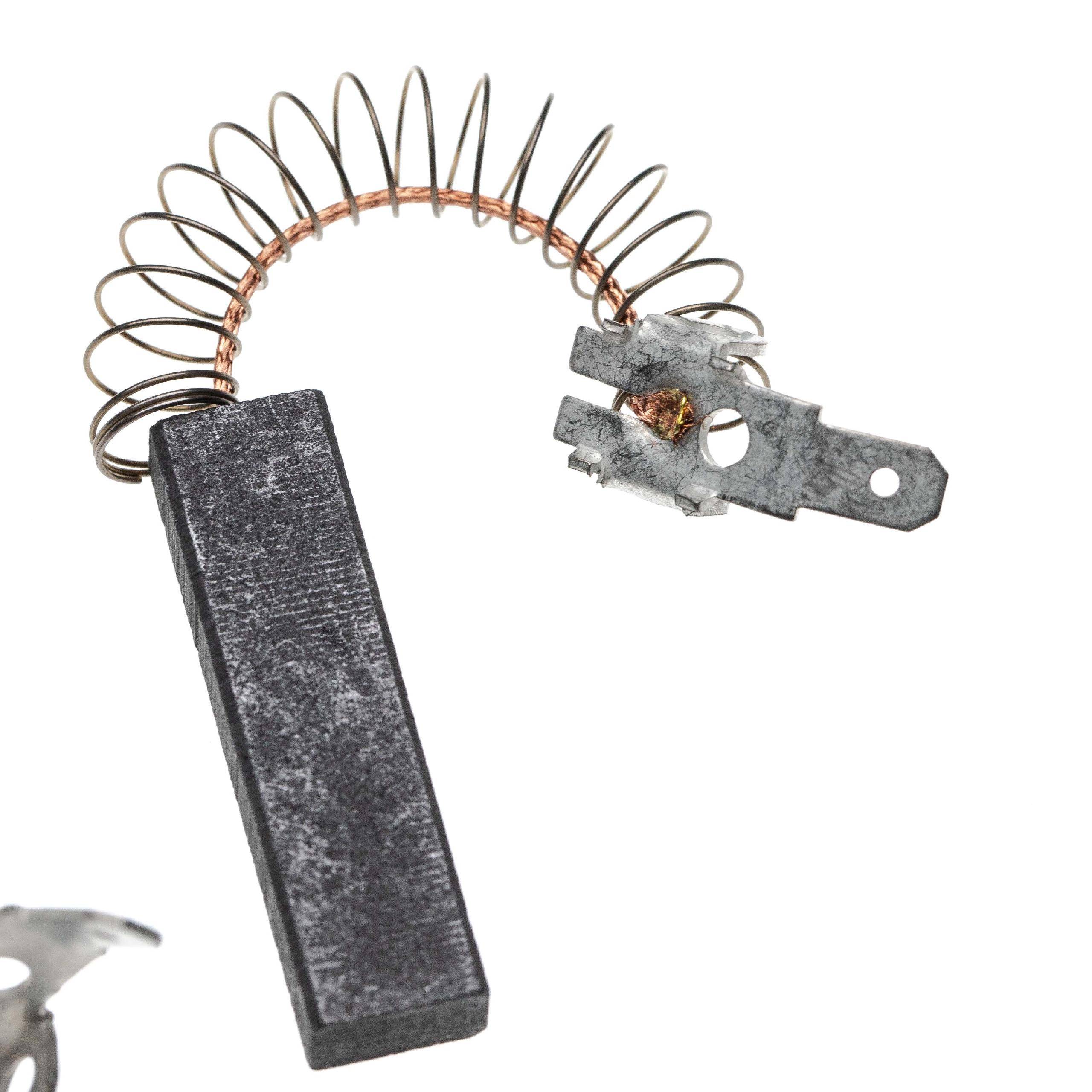vhbw 2x Kohlebürste kompatibel mit Miele WSE5406 TYPWSE5406, WT489 TYPWT489 Waschmaschine