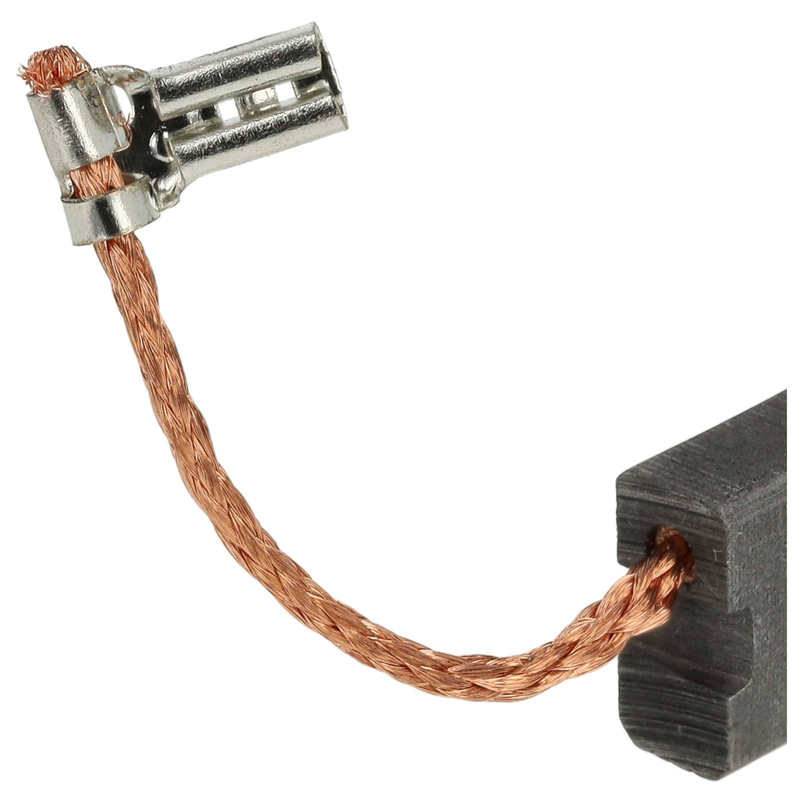 vhbw 2x Kohlebürste 27 x 13 x 6,3mm kompatibel mit Makita HM1307C | HM1307CB, HM1317C, HM1317CB, HR4501C Elektrowerkzeug