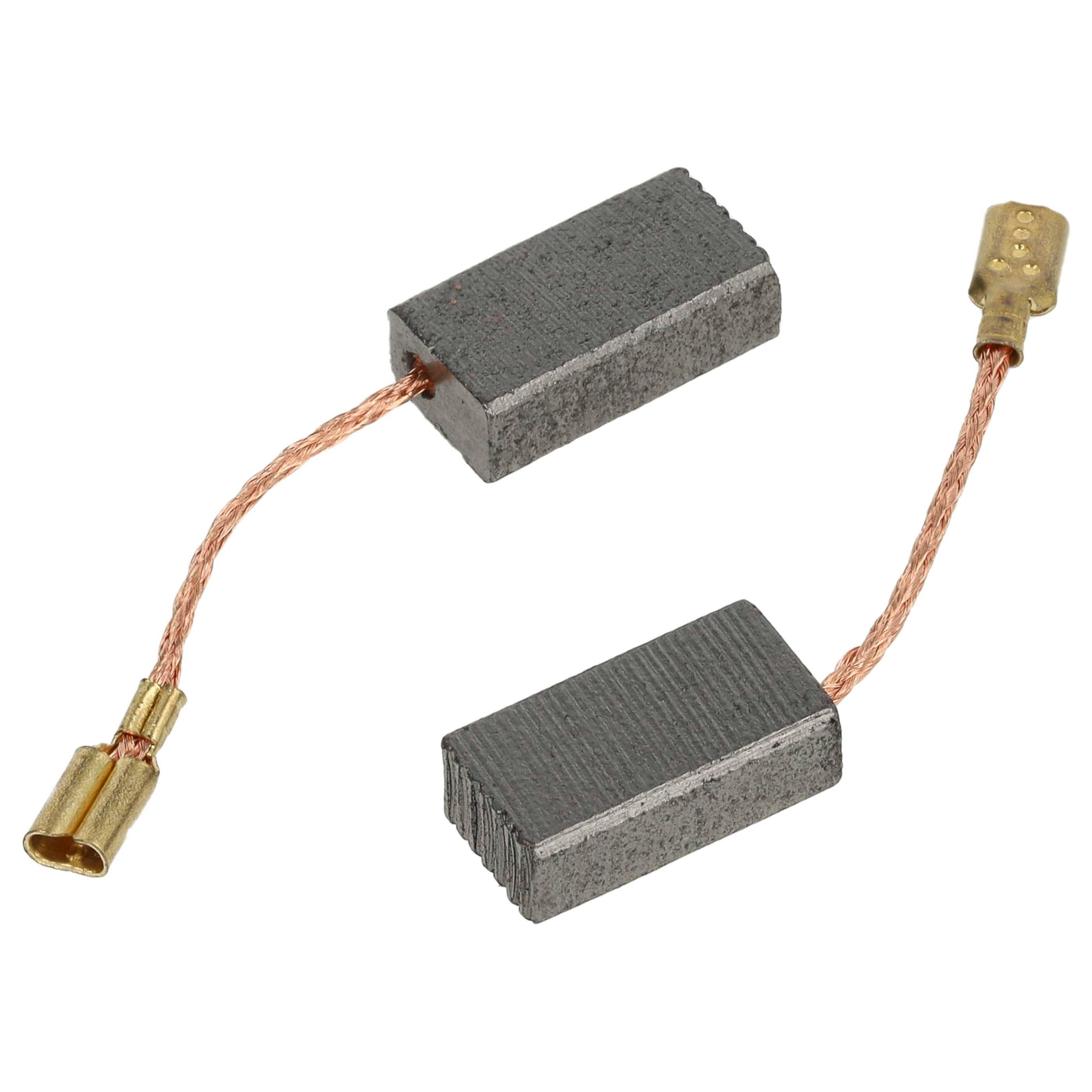 vhbw 2x Kohlebürste 17 x 8 x 5 mm kompatibel mit Bosch 1997.1, GWS 1000 Elektrowerkzeug