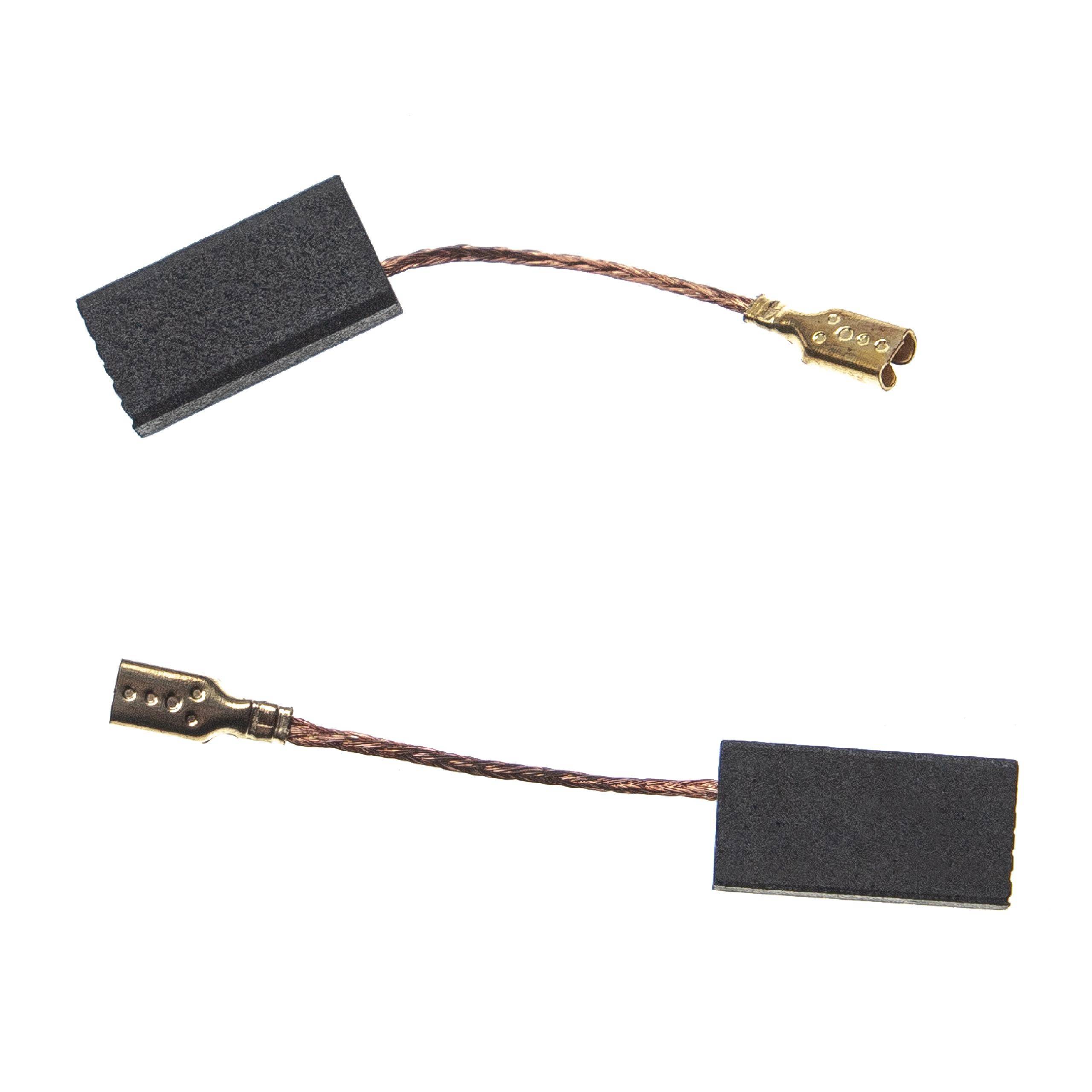 vhbw 2x Kohlebürste 15,5 x 8 x 5 mm kompatibel mit Bosch GWS 6-115 (0 601 375 903-0 601 375 995) Elektrowerkzeug