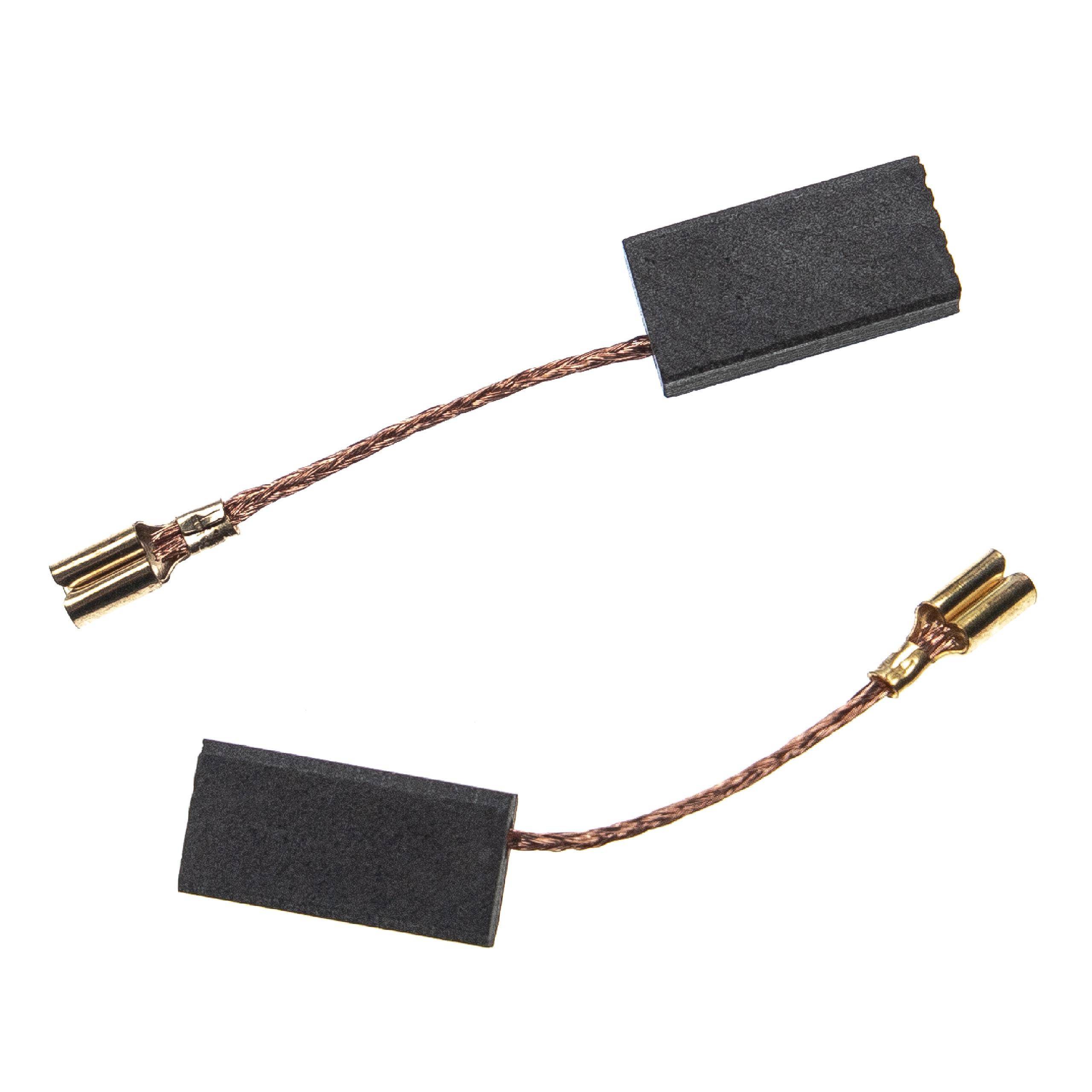 vhbw 2x Kohlebürste 15,5 x 8 x 5 mm kompatibel mit Bosch GWS 6-115 (0 601 375 0V6) Elektrowerkzeug