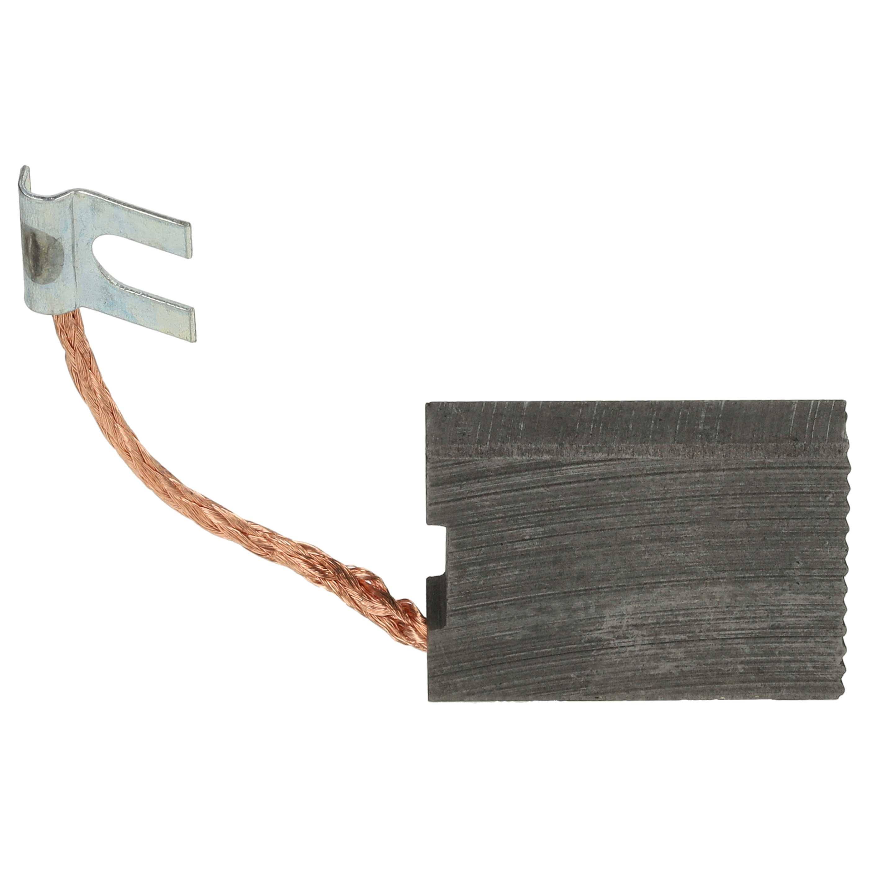 vhbw 2x Kohlebürste 22 x 16 x 6,3 mm kompatibel mit Bosch PWS 1600, PWS 1800, PWS1800, USH 27, PWS 1800 K Elektrowerkzeug