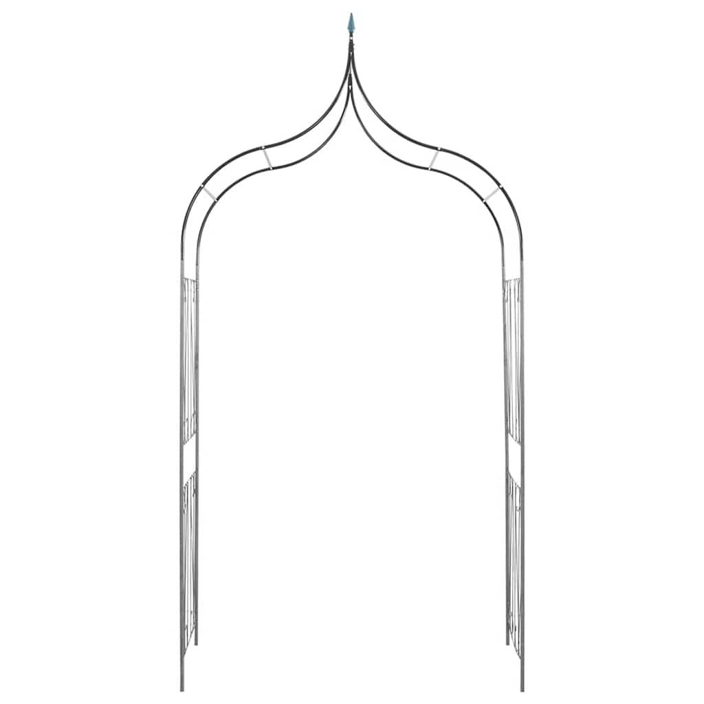 vidaXL Rosenbogen mit Deko-Spitzen Dunkelgrün