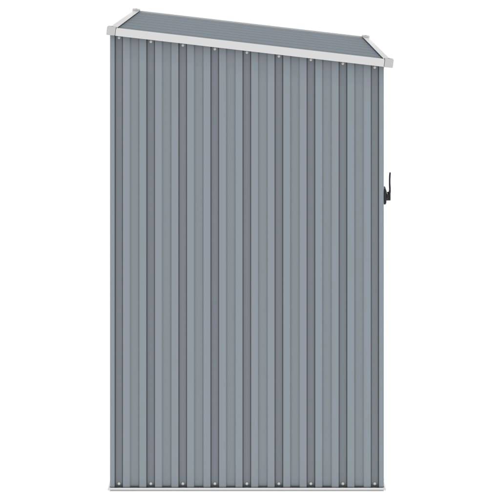 vidaXL Gerätehaus Grau 87x98x159 cm Verzinkter Stahl