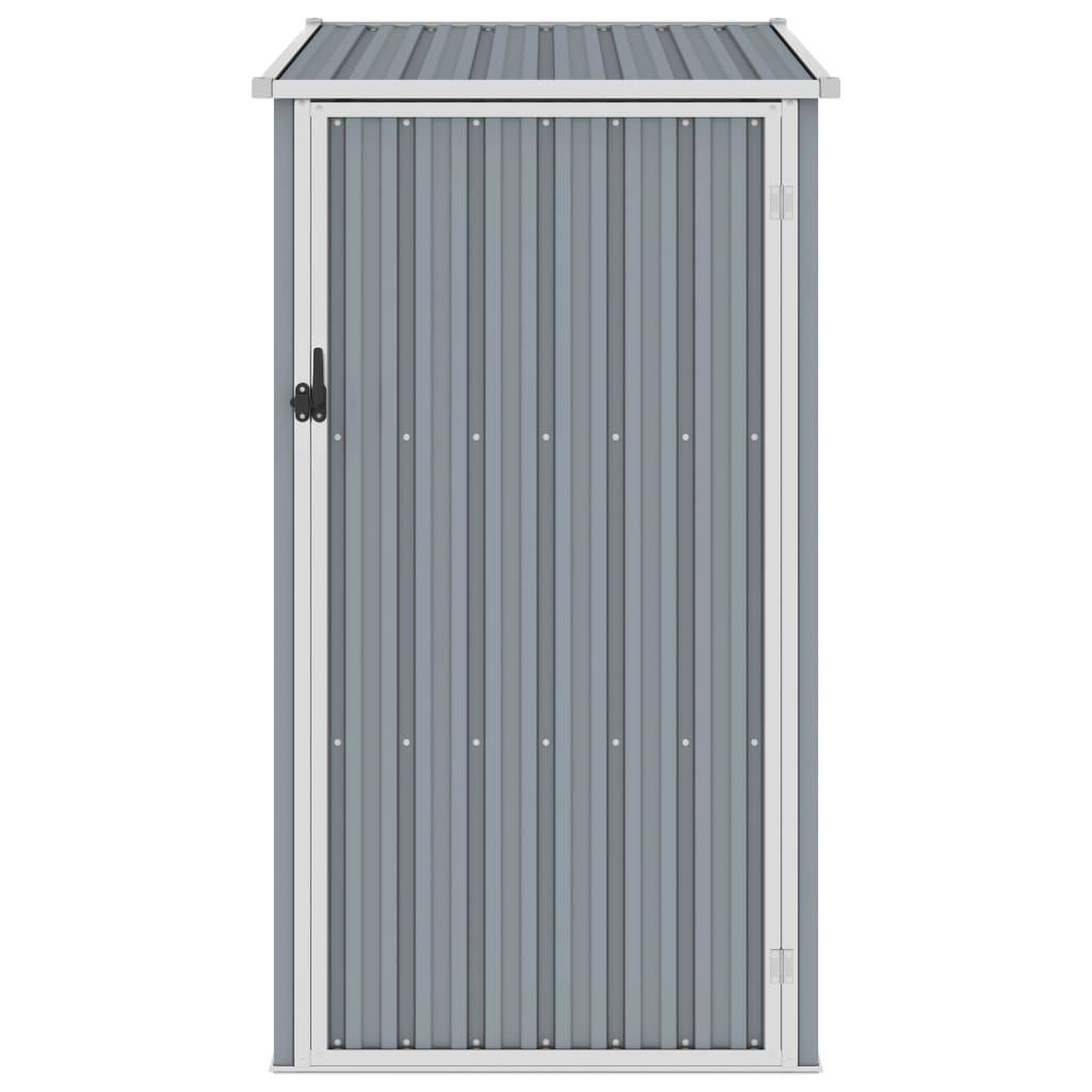 vidaXL Gerätehaus Grau 87x98x159 cm Verzinkter Stahl