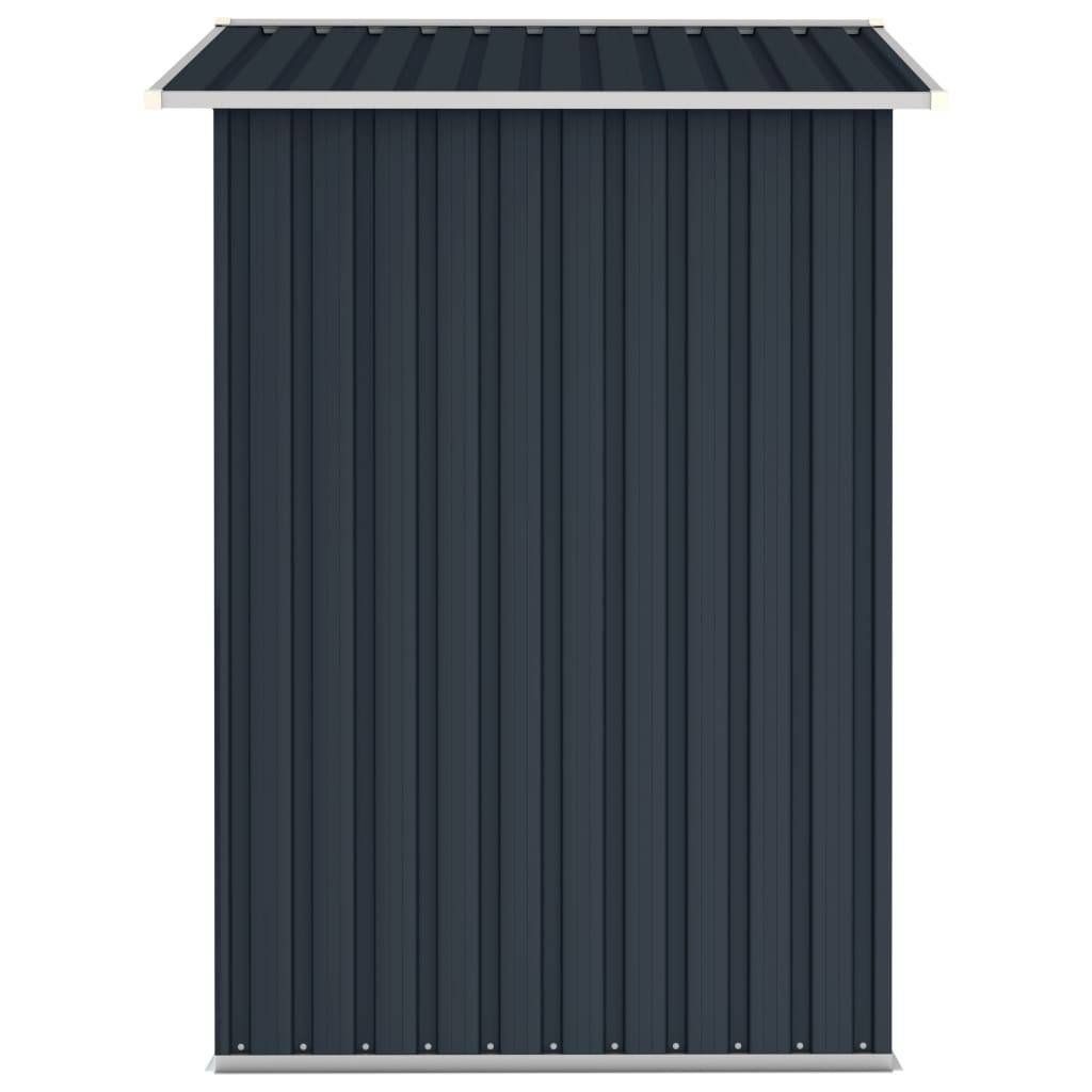 vidaXL Gerätehaus Anthrazit 205x129x183 cm Verzinkter Stahl