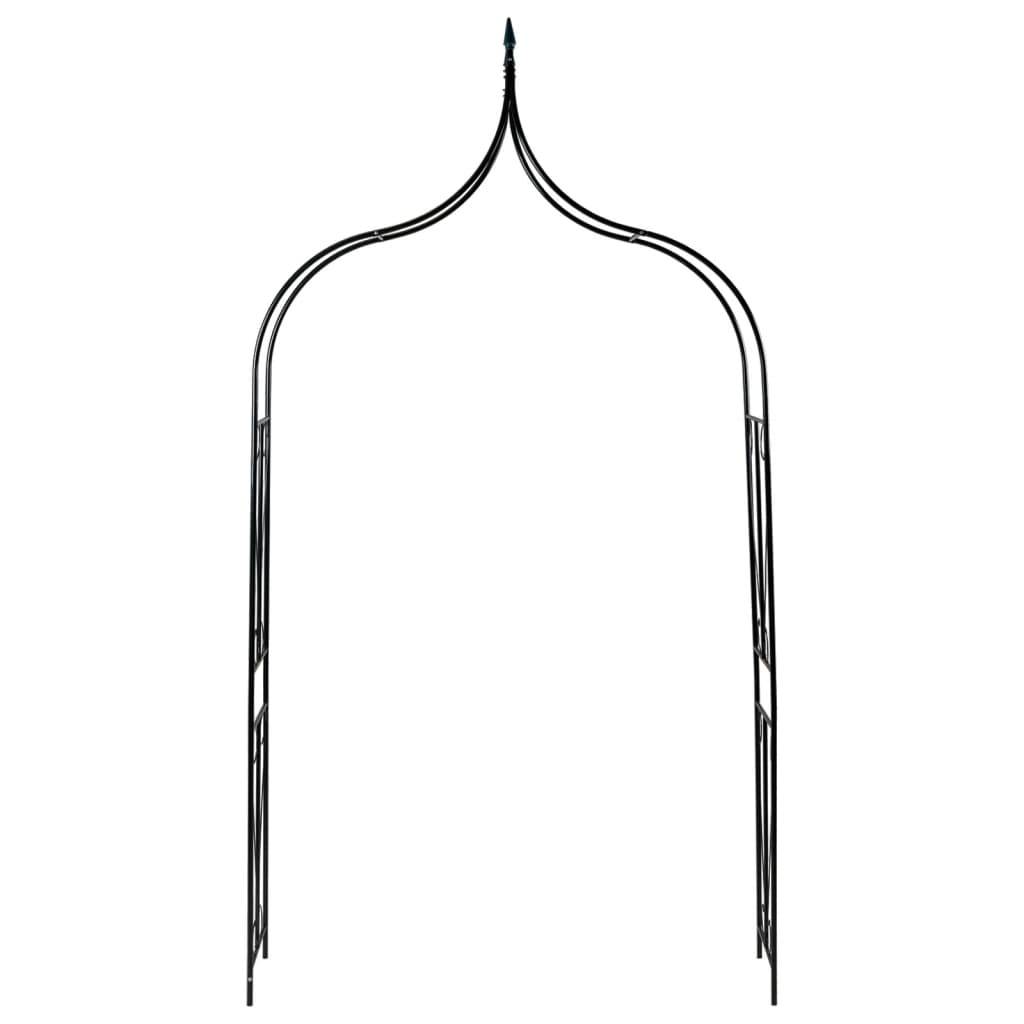 vidaXL Rosenbogen Dunkelgrün 120x38x258 cm Eisen