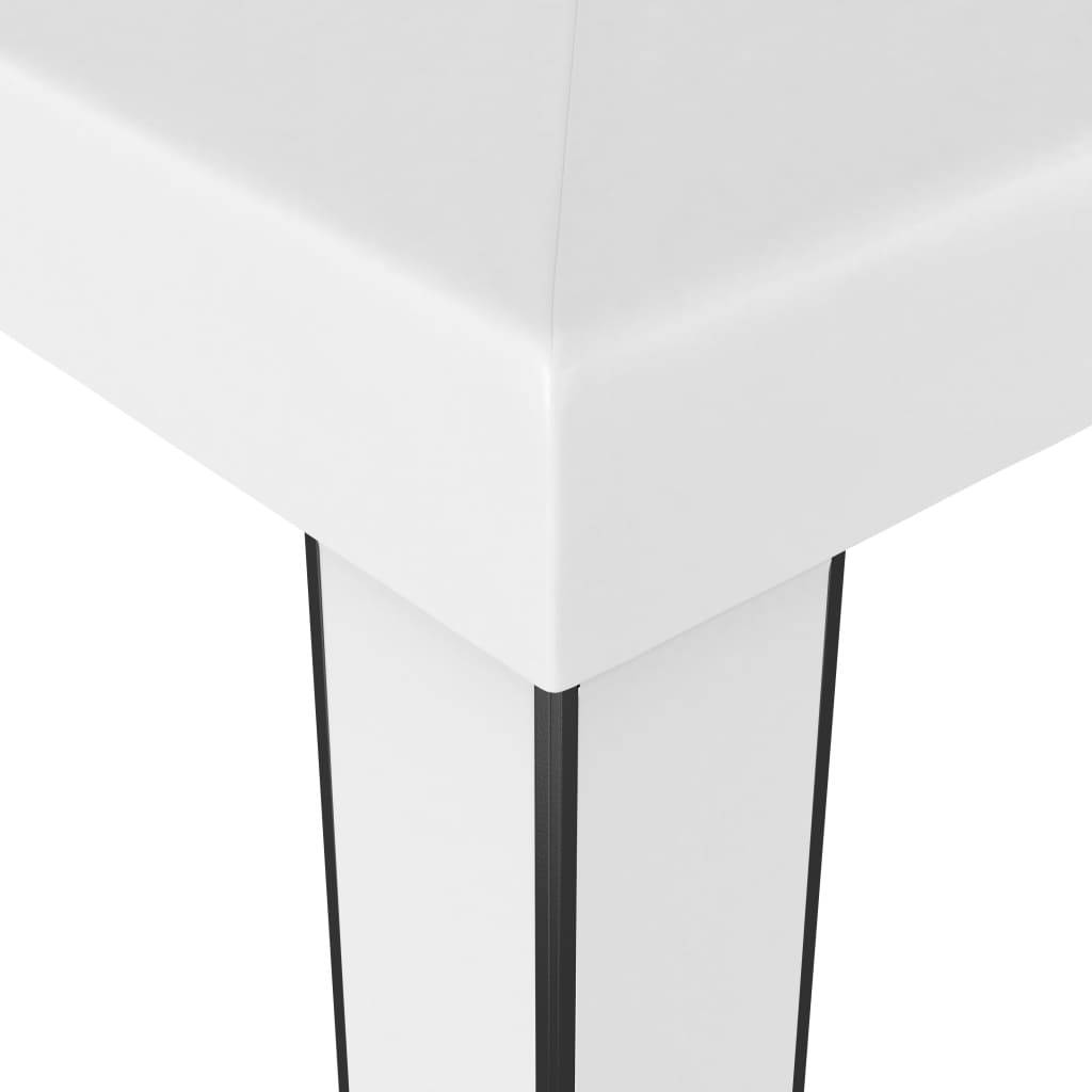 vidaXL Pavillon mit Doppeldach 3 x 6 m Weiß
