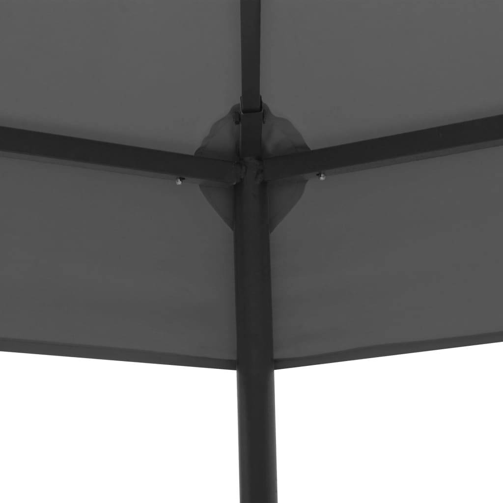 vidaXL Gartenpavillon 323x275x265 cm Anthrazit
