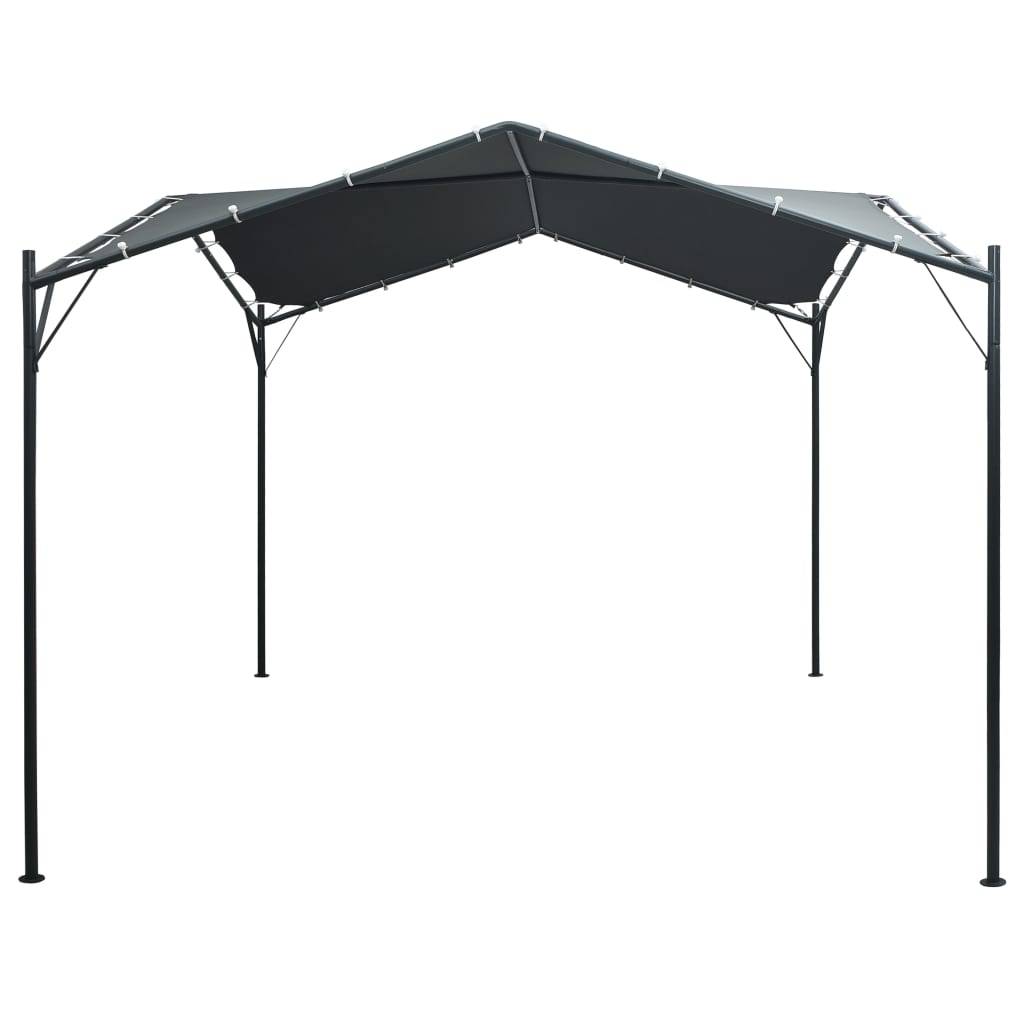 vidaXL Pavilion Partyzelt Überdachung 3x3 m Stahl Anthrazit