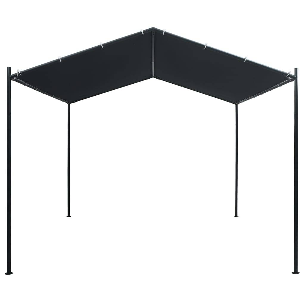 vidaXL Pavilion Partyzelt Überdachung 3x3 m Stahl Anthrazit