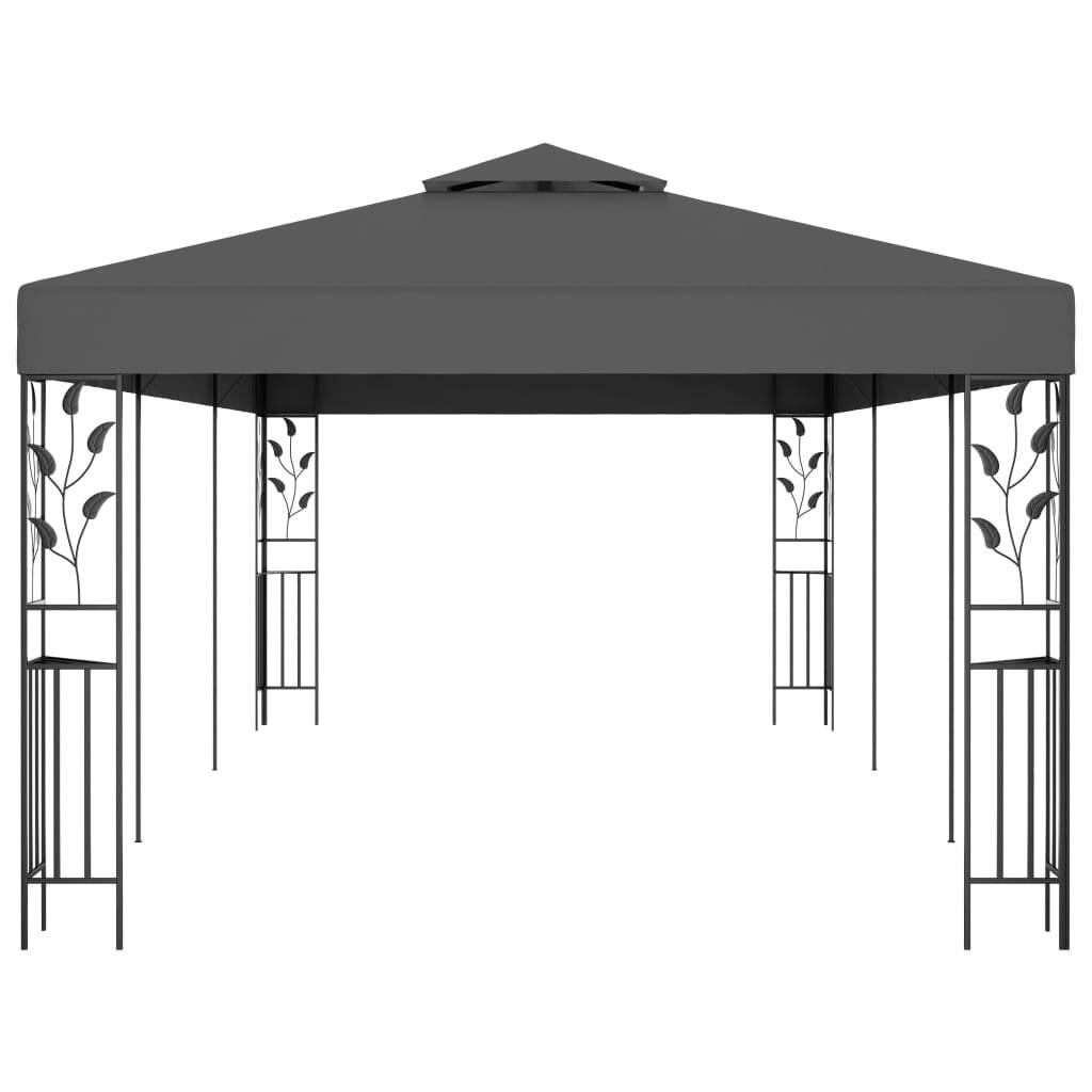 vidaXL Pavillon 3×6 m Anthrazit