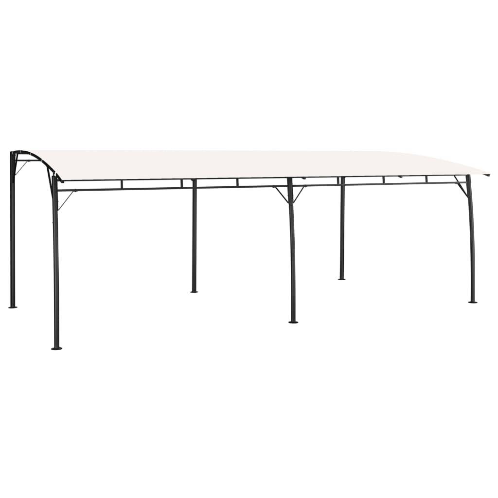 vidaXL Garten-Sonnenschutz 6x3x2,55 m Cremeweiß